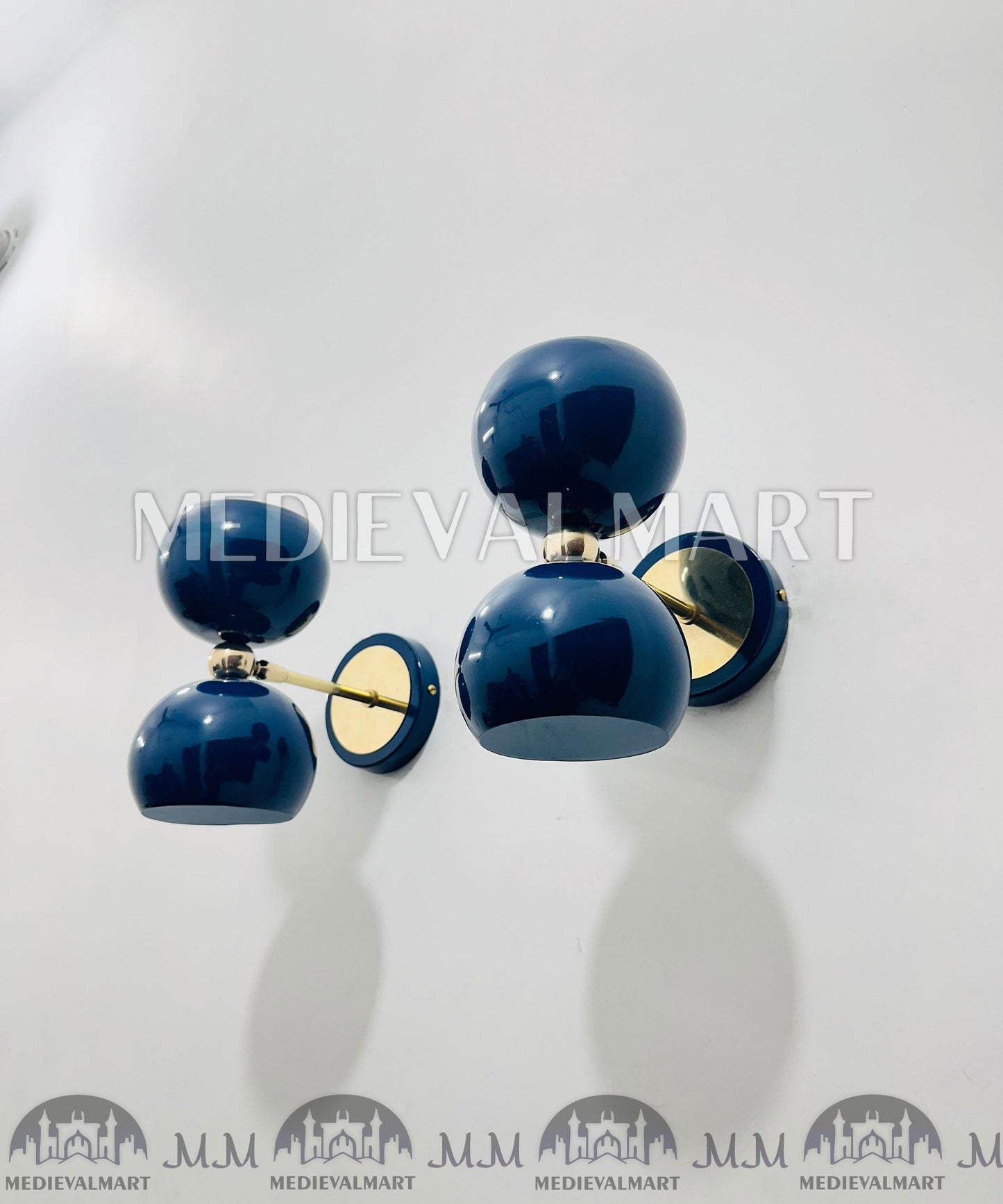 MEDIEVALMART FR Applique Murale Scarabée Vintage en Laiton : Luminaire Mural Mid-Century Modern