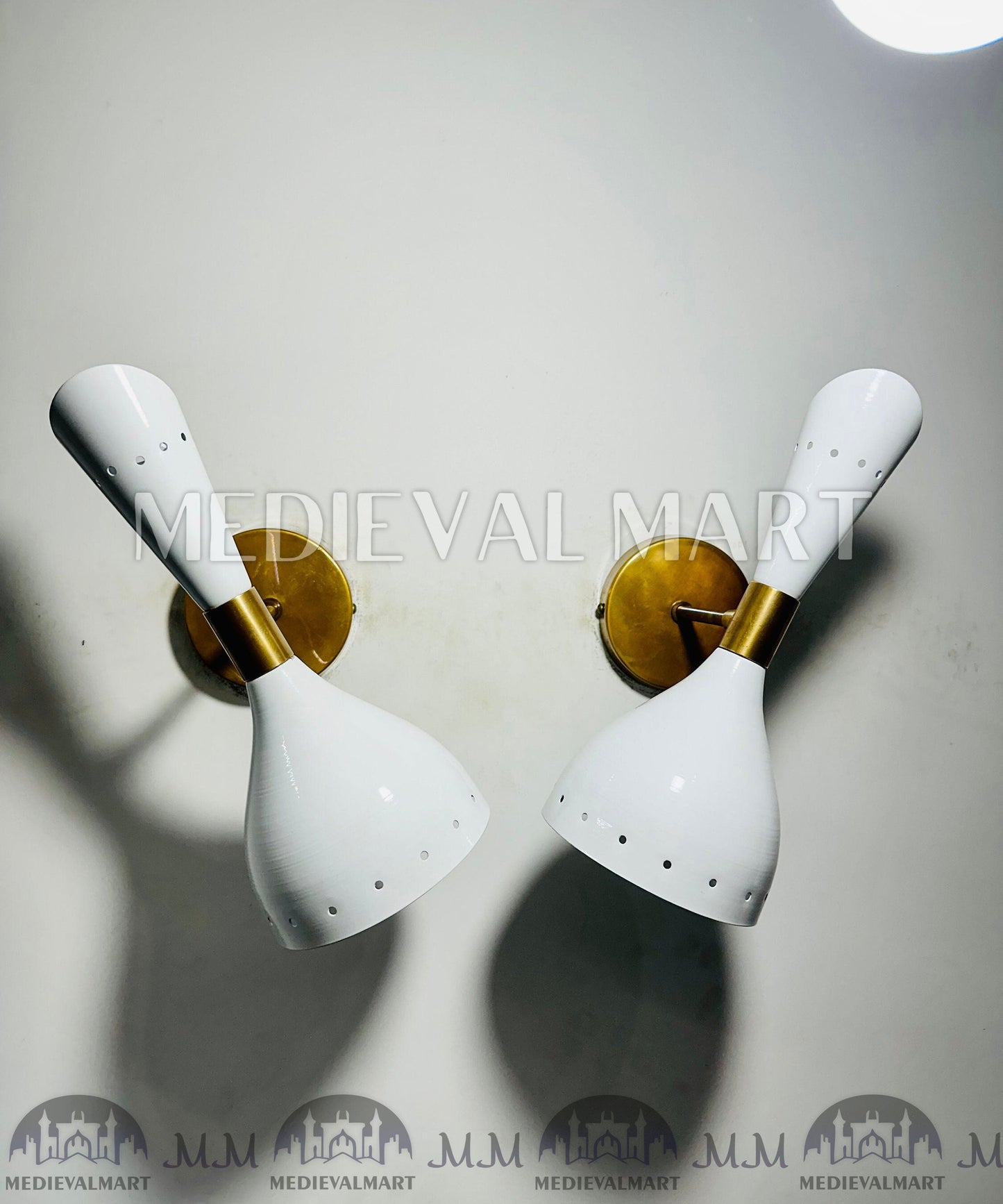 MEDIEVALMART FR Applique Murale en Laiton Fabriquée à la Main : Luminaire