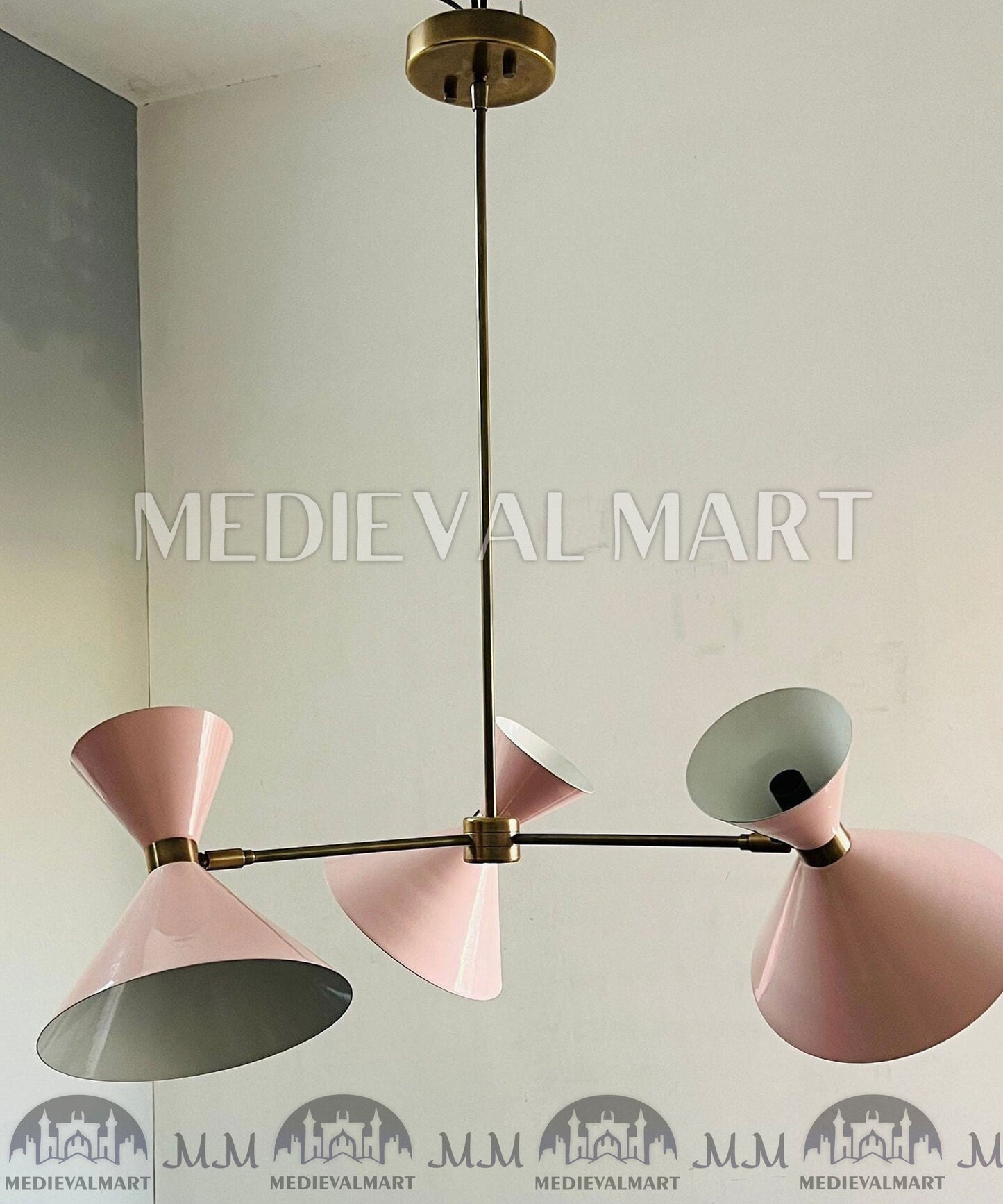 MEDIEVALMART FR Ensemble De Gantelets Dorés Inspirés De Sauron Witcher LOTR Avec Étoile Bleue – Gants D’Armure Cosplay