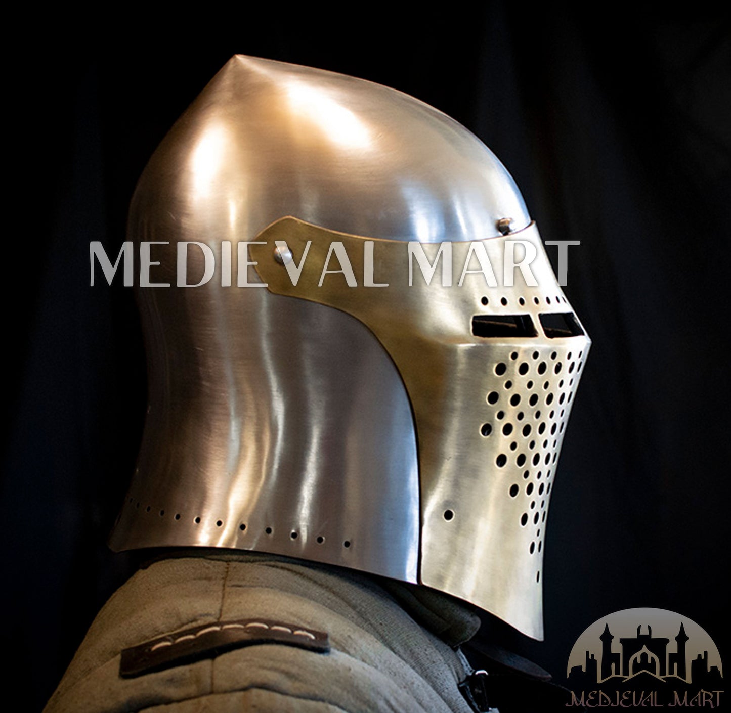 MEDIEVALMART FR Ensemble Exclusif De Gantelets Noirs Inspirés De Sauron Witcher LOTR Avec Décor Doré