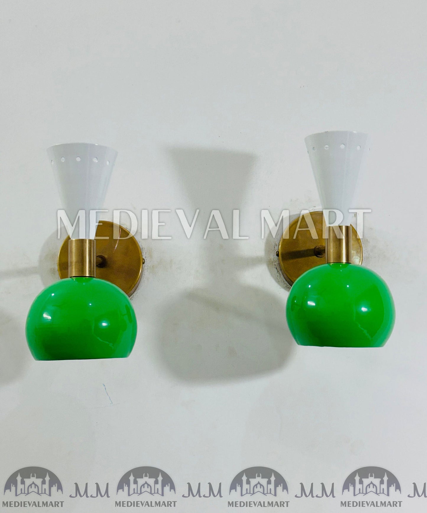 MEDIEVALMART FR Applique Murale Scarabée Vintage en Laiton : Luminaire Mural Mid-Century Modern