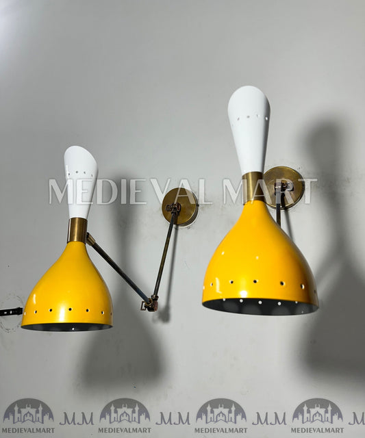 MEDIEVALMART FR Applique Murale Scarabée Vintage en Laiton : Luminaire Mural Mid-Century Modern