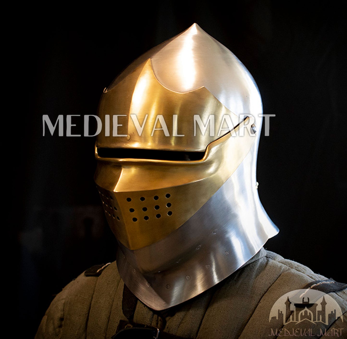 MEDIEVALMART FR Ensemble Exclusif De Gantelets Noirs Inspirés De Sauron Witcher LOTR Avec Décor Doré