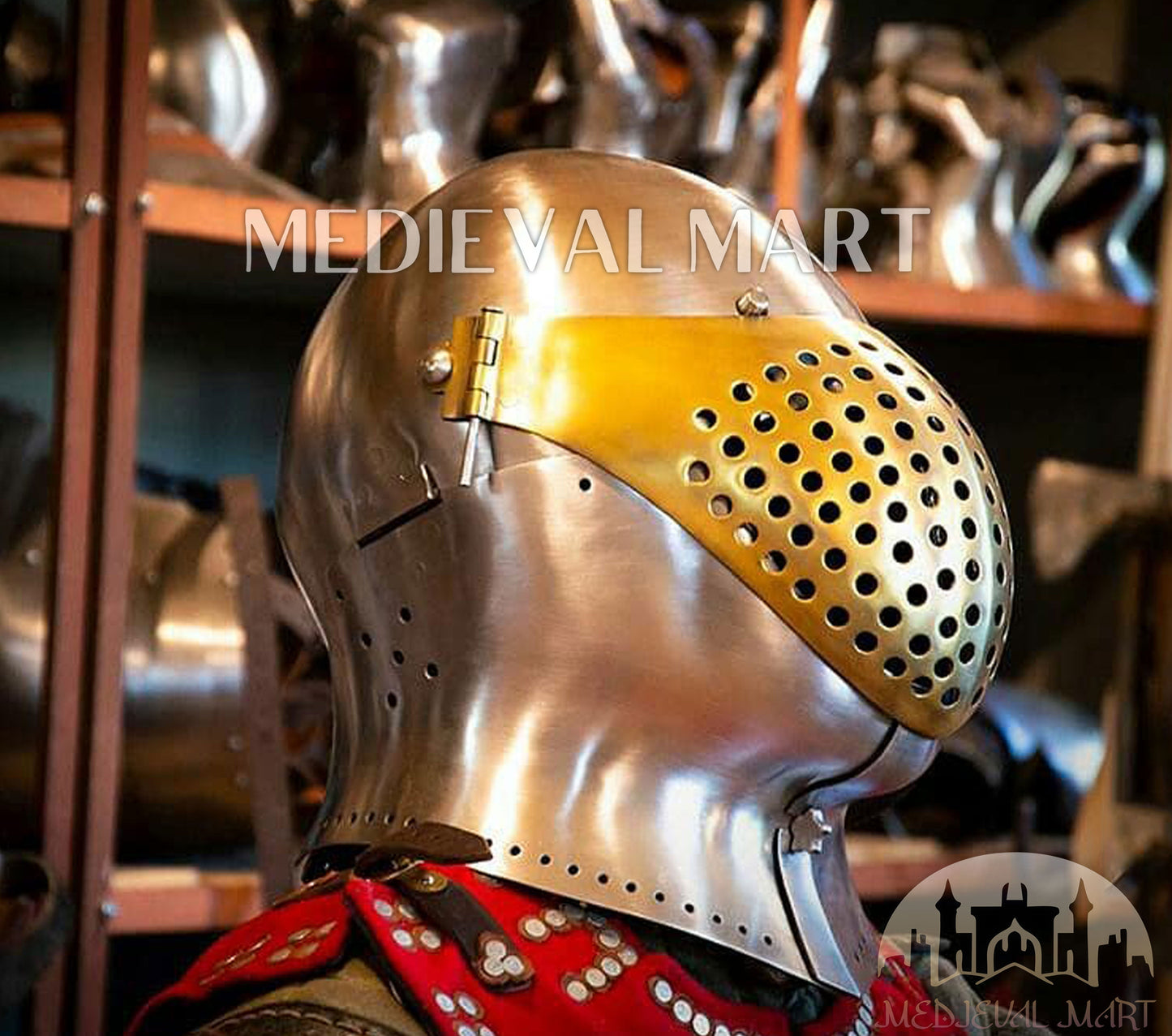 MEDIEVALMART FR Ensemble Exclusif De Gantelets Noirs Inspirés De Sauron Witcher LOTR Avec Décor Doré