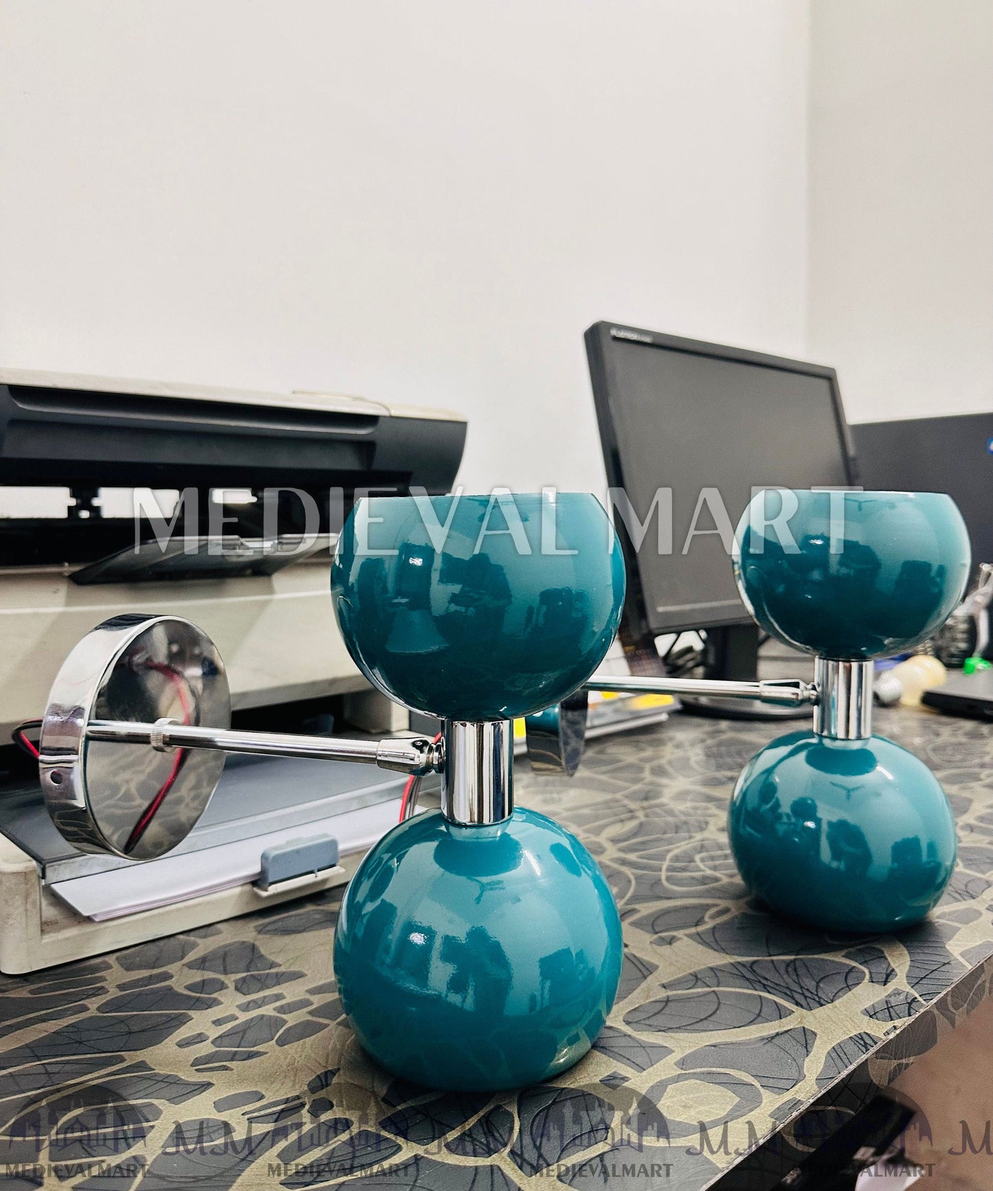 MEDIEVALMART FR Applique Murale en Laiton Fabriquée à la Main : Luminaire