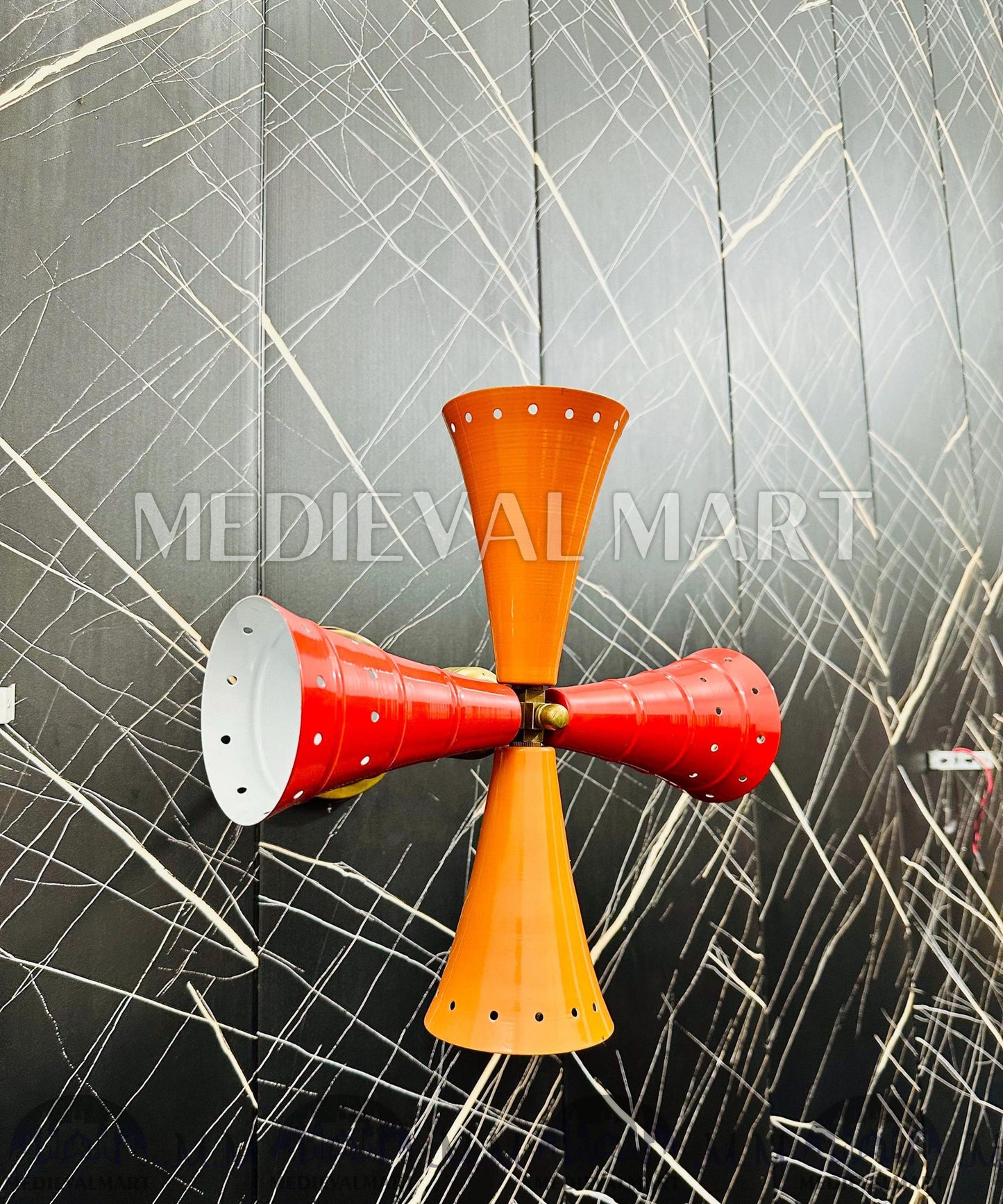 MEDIEVALMART FR Applique Murale en Laiton Fabriquée à la Main : Luminaire