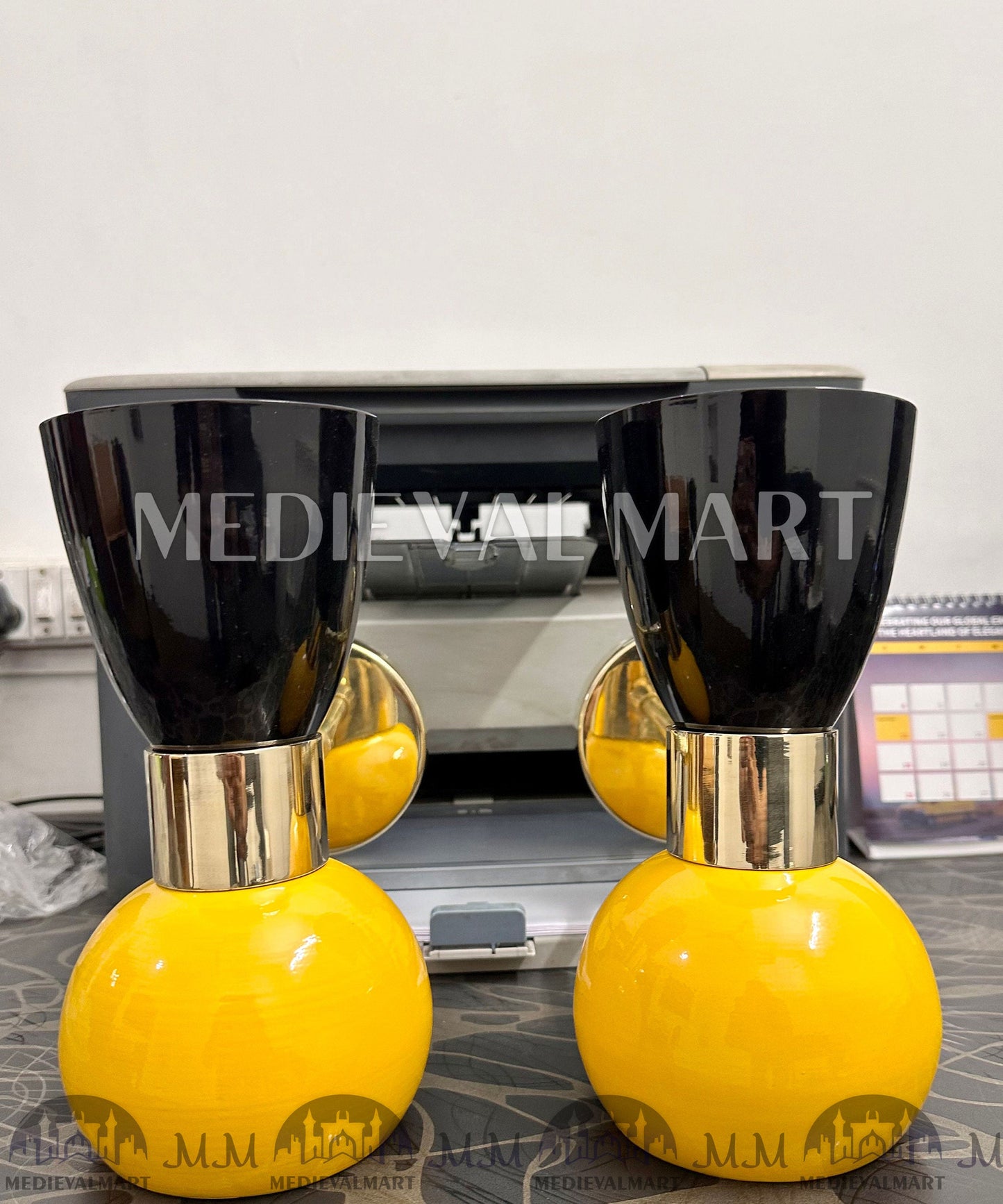 MEDIEVALMART FR Applique Murale en Laiton Fabriquée à la Main : Luminaire