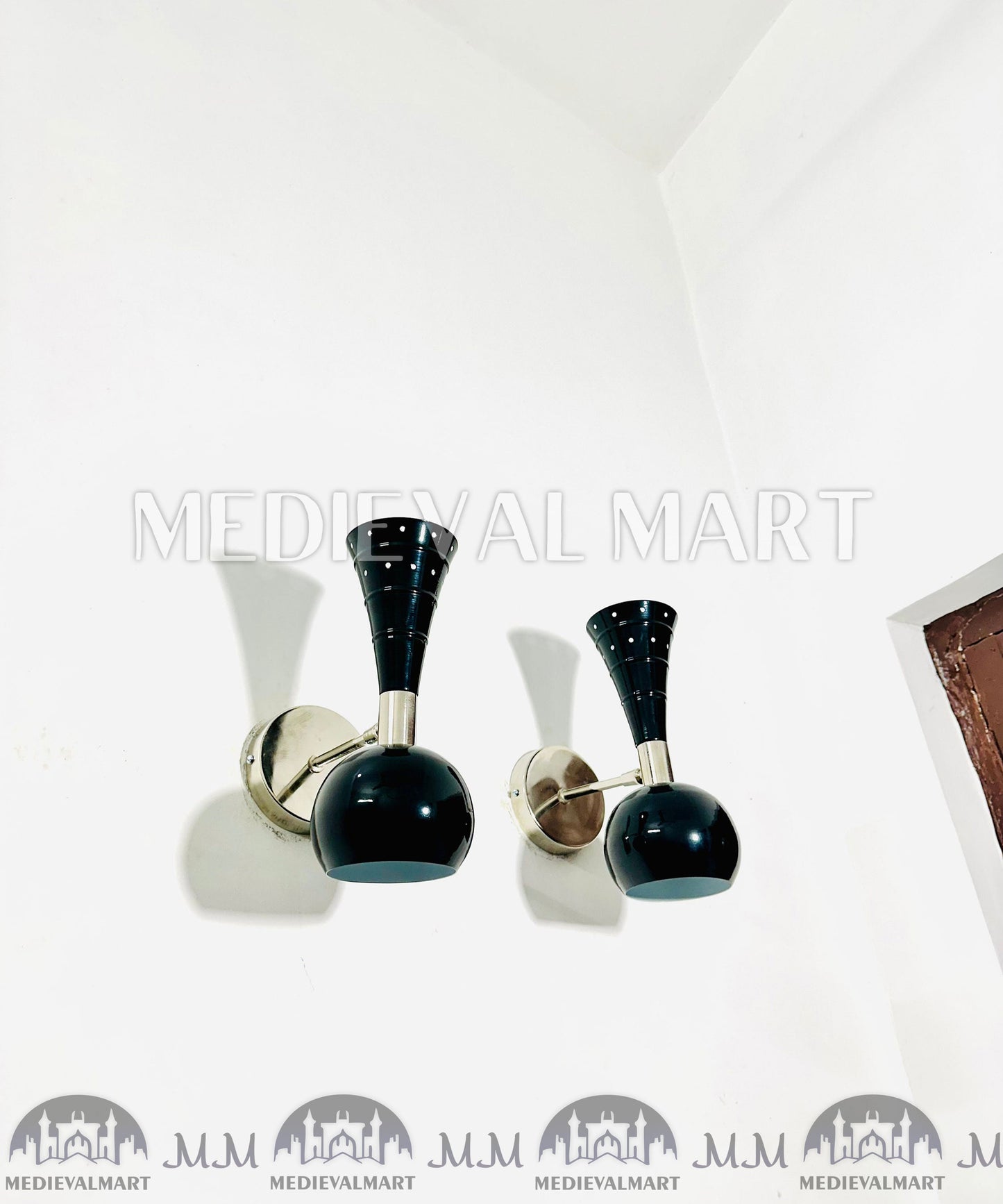 MEDIEVALMART FR Applique Murale Scarabée Vintage en Laiton : Luminaire Mural Mid-Century Modern