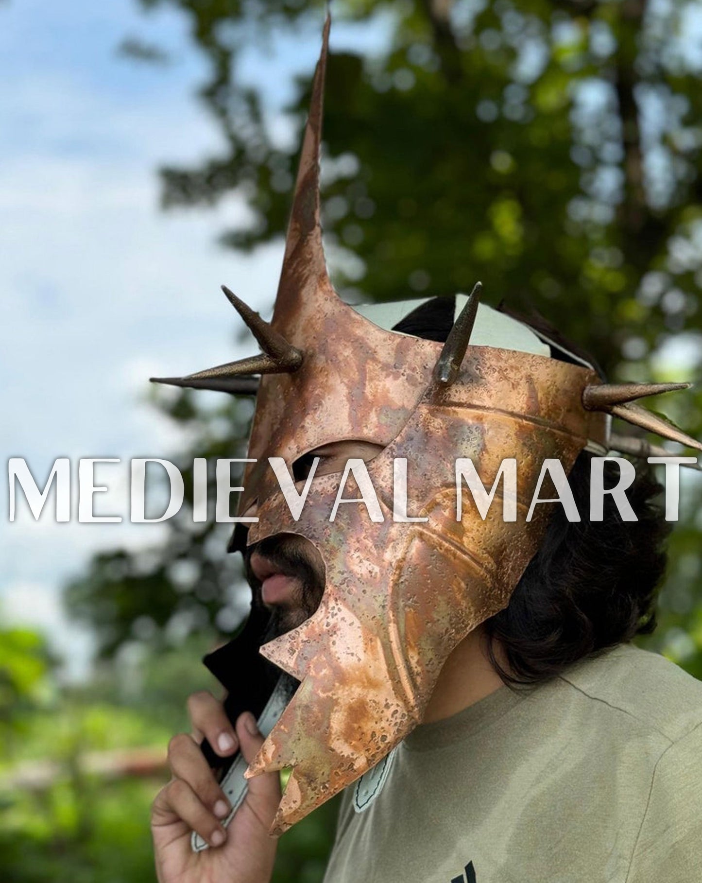 MEDIEVALMART FR Longue-Vue Nautique Antique 50X en Laiton – Télescope Portable de 18" pour Décoration Nautique