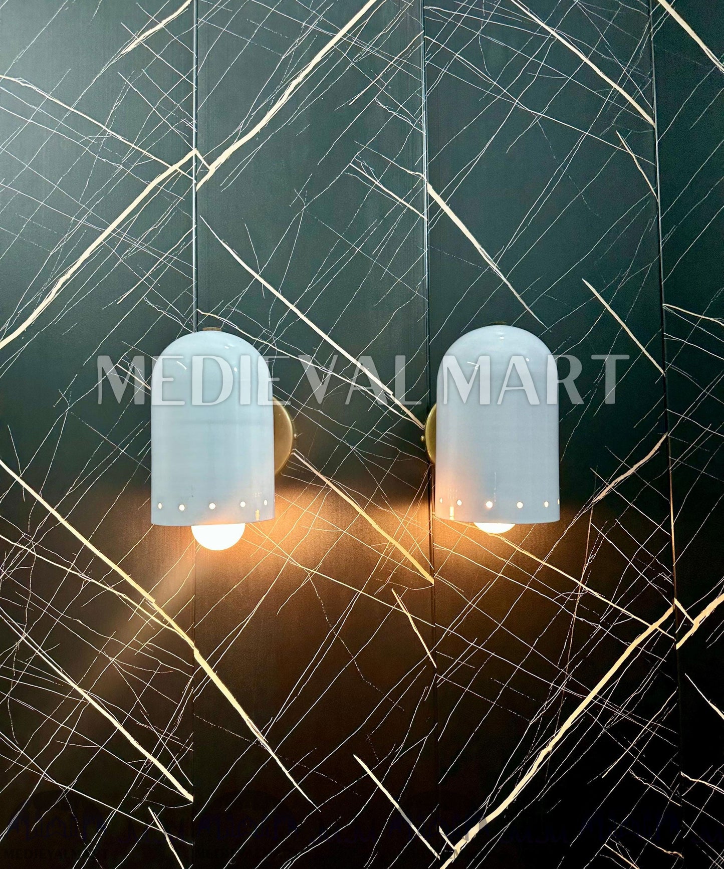 MEDIEVALMART FR Applique Murale en Laiton Fabriquée à la Main : Luminaire