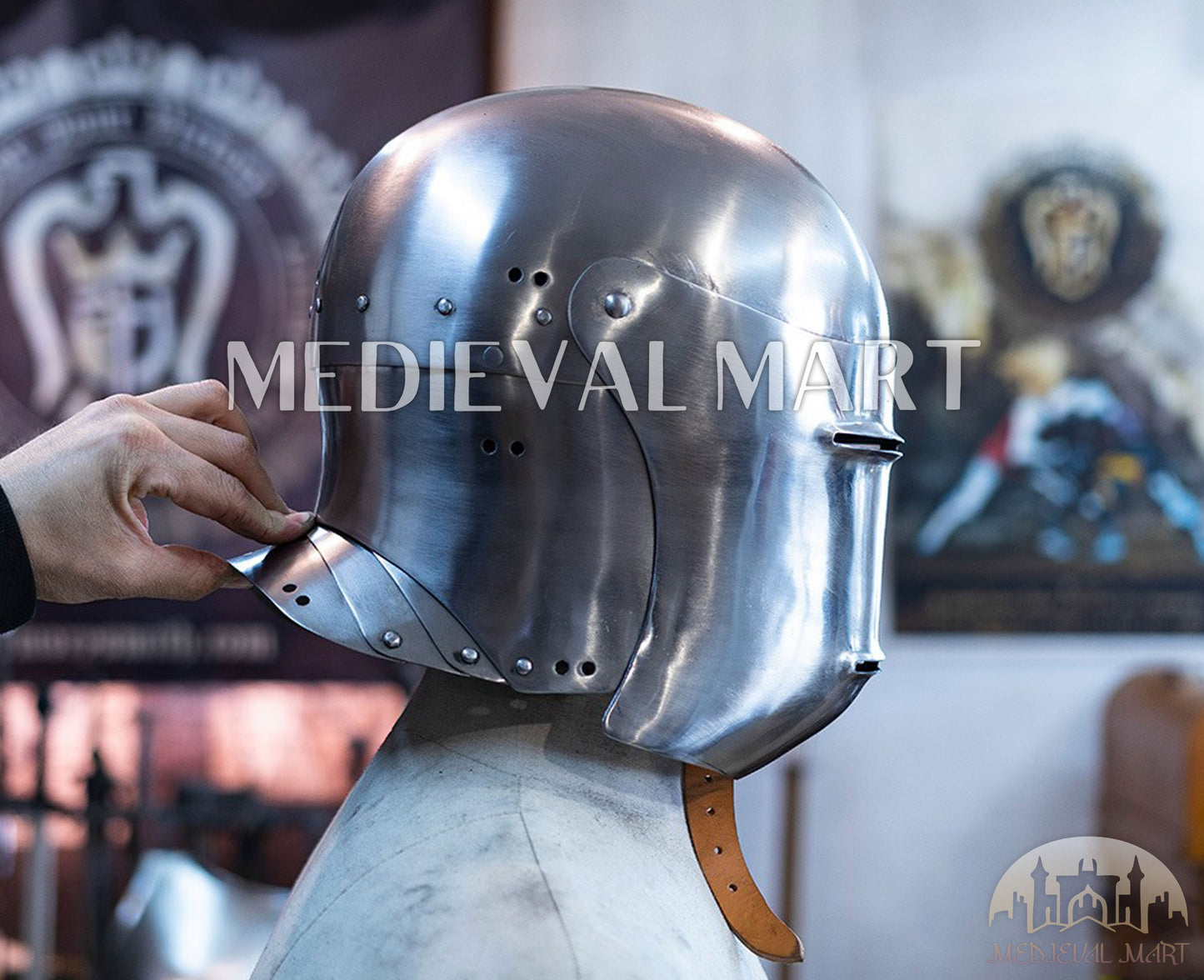 MEDIEVALMART FR Boussole Nautique Vintage Trip Gear en Laiton – Finition Or Brillant avec Base en Bois | Cadeau pour Maman