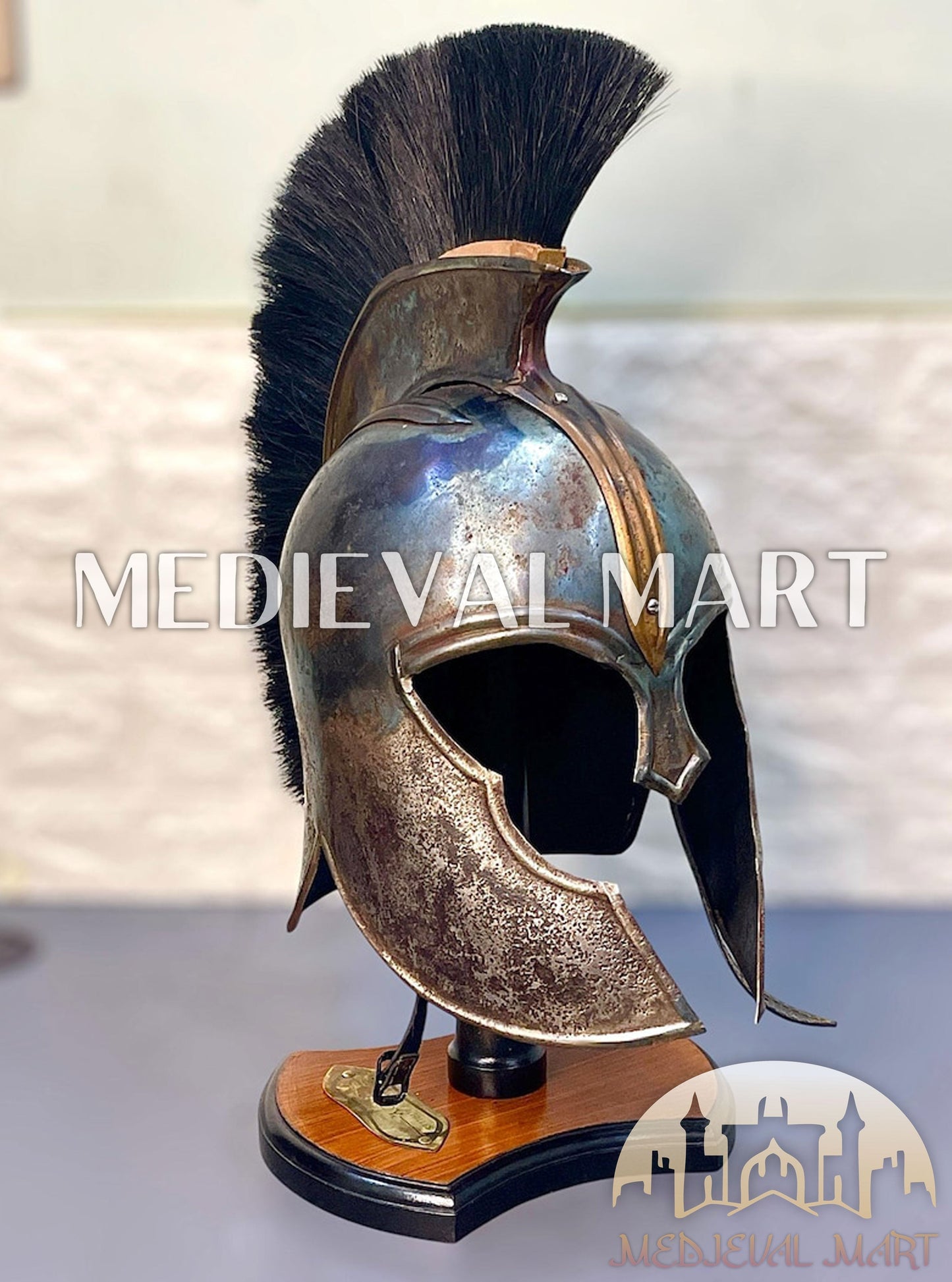 MEDIEVALMART FR Longue-Vue Nautique Antique 50X en Laiton – Télescope Portable de 18" pour Décoration Nautique