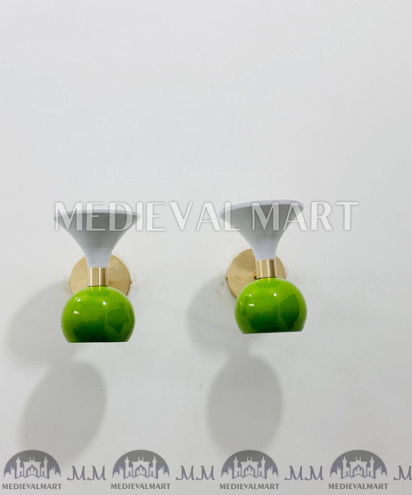 MEDIEVALMART FR Applique Murale en Laiton Fabriquée à la Main : Luminaire