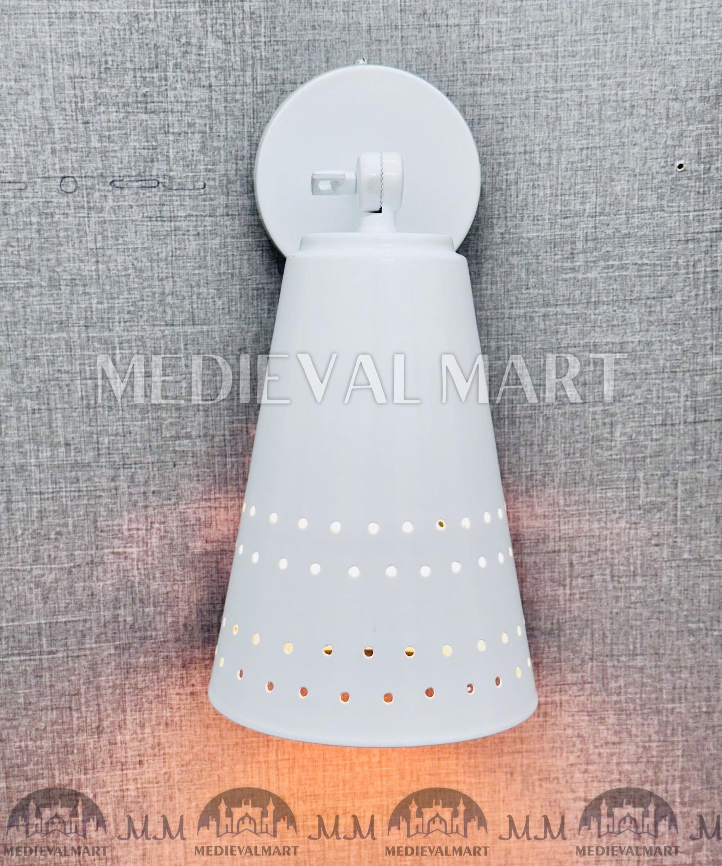 MEDIEVALMART FR Applique Murale en Laiton Fabriquée à la Main : Luminaire