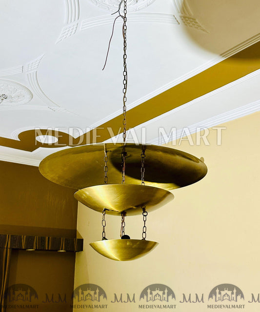 MEDIEVALMART FR Ensemble De Gantelets Dorés Inspirés De Sauron Witcher LOTR Avec Étoile Bleue – Gants D’Armure Cosplay