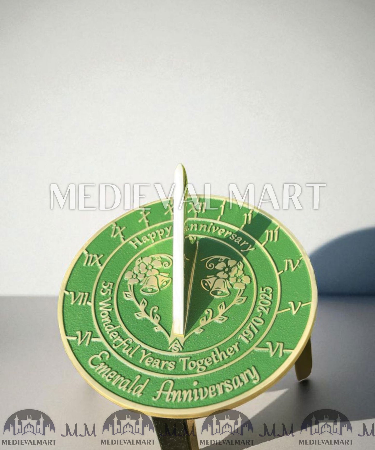 MEDIEVALMART FR Bouclier Viking Iconique Valhalla Noir/Gris – Ivar le Désossé avec Pointes en Fer | Cadeau pour Papa