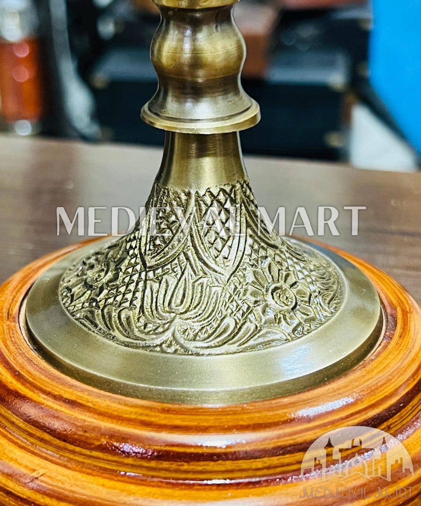 MEDIEVALMART FR Longue-Vue Nautique Antique 50X en Laiton – Télescope Portable de 18" pour Décoration Nautique