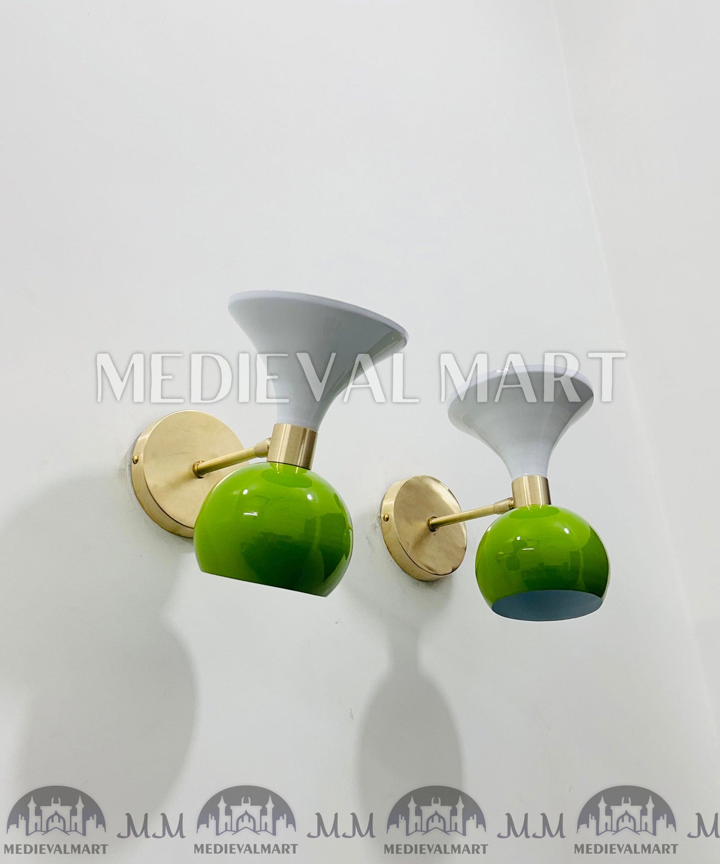 MEDIEVALMART FR Applique Murale en Laiton Fabriquée à la Main : Luminaire