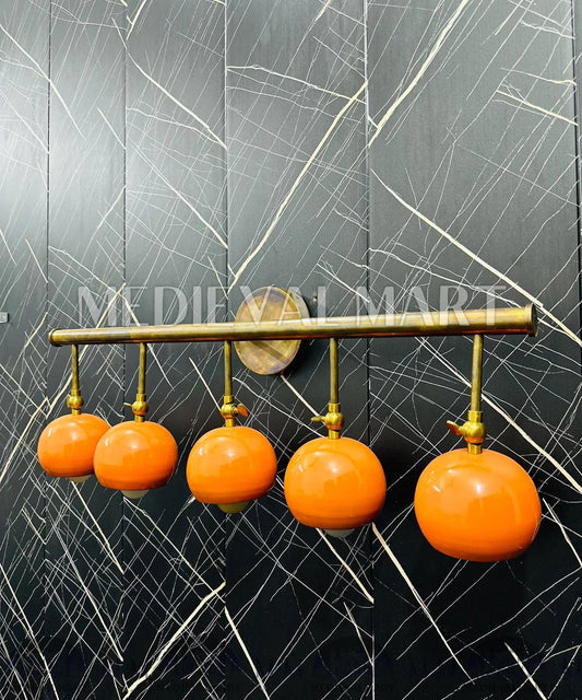 MEDIEVALMART FR Applique Murale en Laiton Fabriquée à la Main : Luminaire