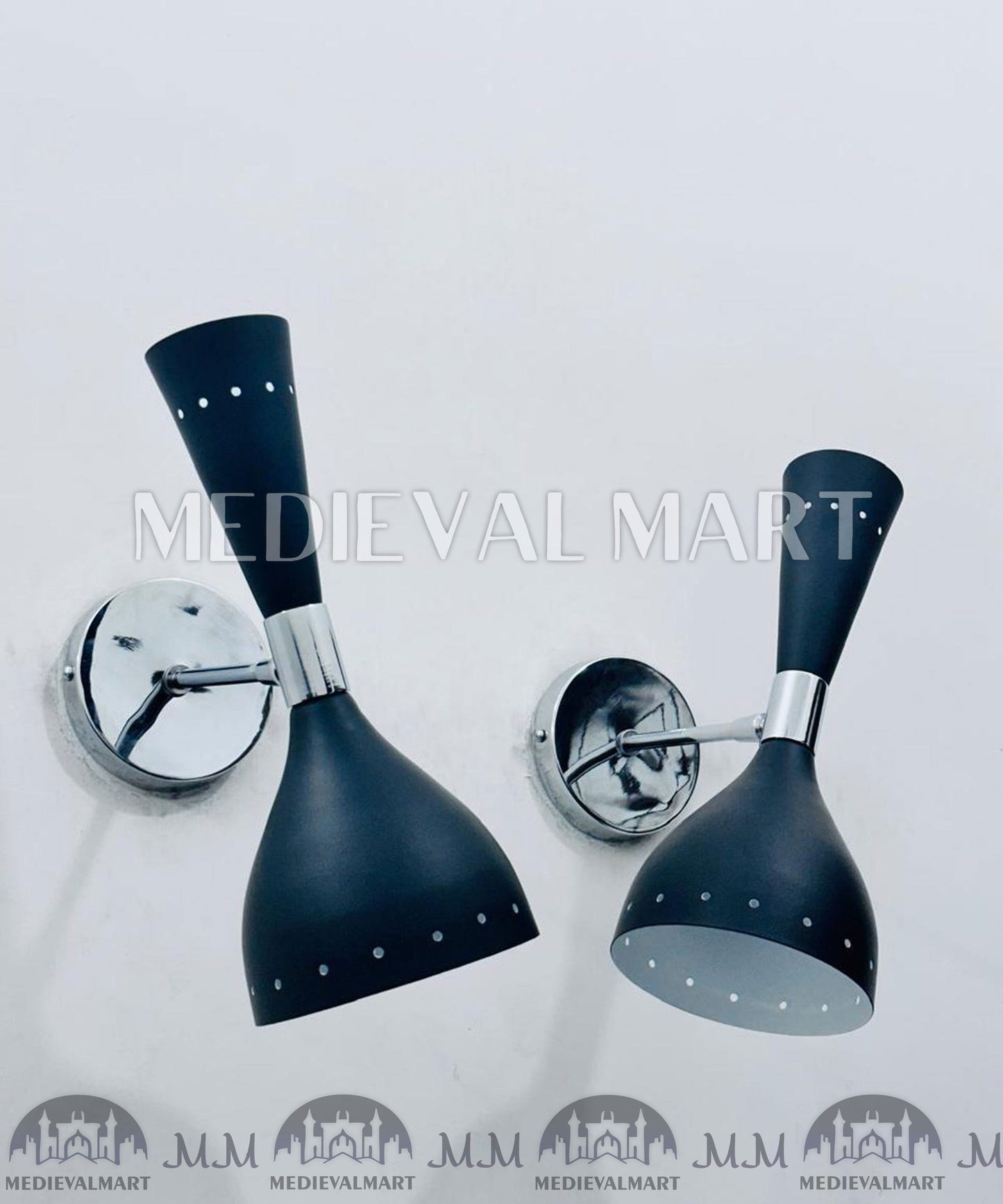 MEDIEVALMART FR Applique Murale Scarabée Vintage en Laiton : Luminaire Mural Mid-Century Modern