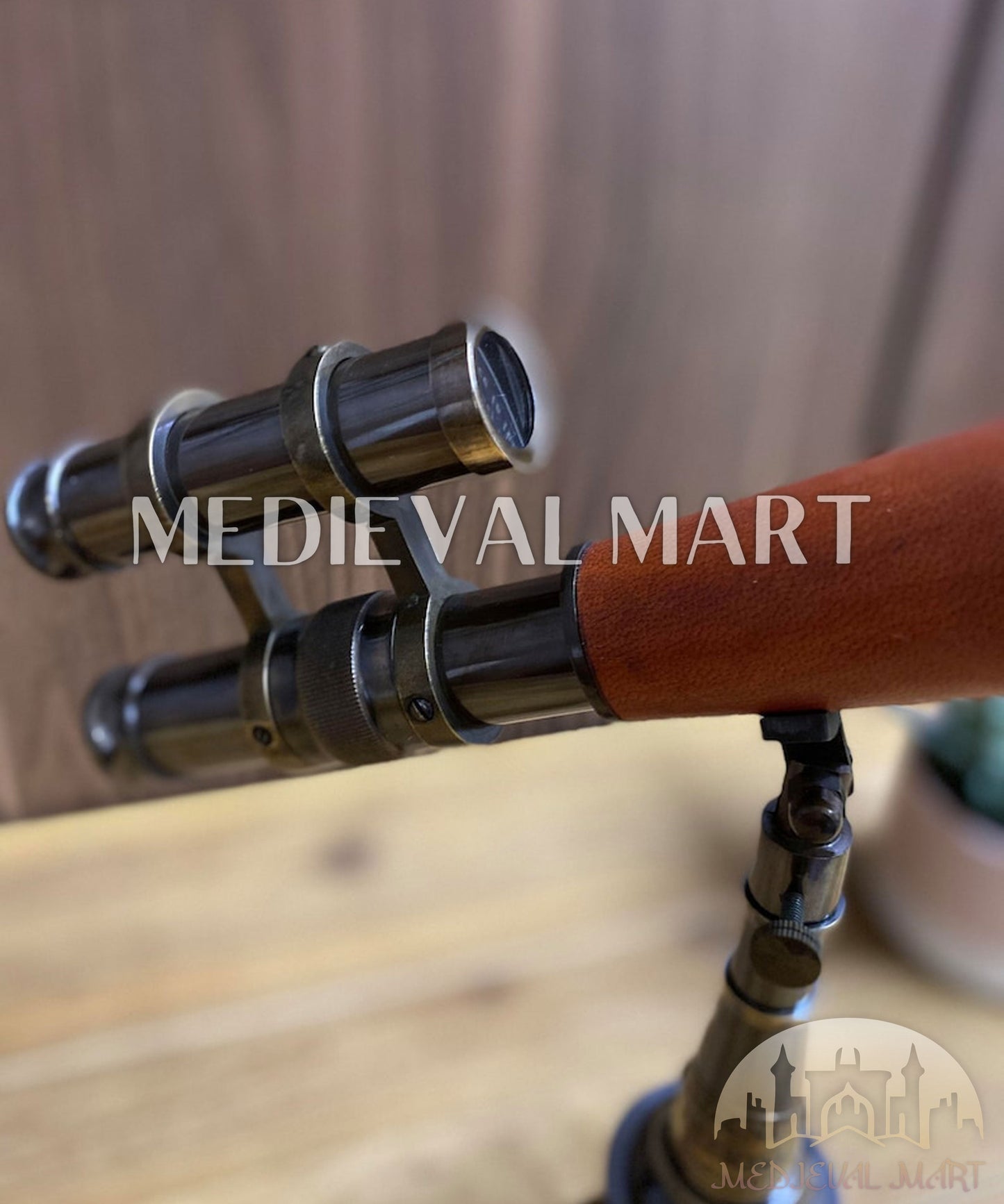 MEDIEVALMART FR Bouclier Médiéval Templier Inspiré de la Croix Zelda & Diable en Bois – Finition Bleue & Or | Cadeau pour Noël