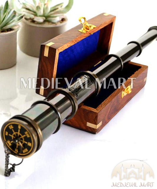 MEDIEVALMART FR Bouclier Médiéval Templier Inspiré de la Croix Zelda & Diable en Bois – Finition Bleue & Or | Cadeau pour Noël