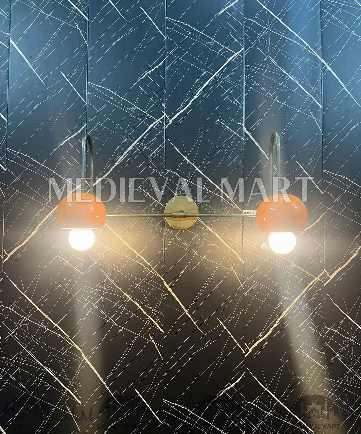 MEDIEVALMART FR Applique Murale en Laiton Fabriquée à la Main : Luminaire