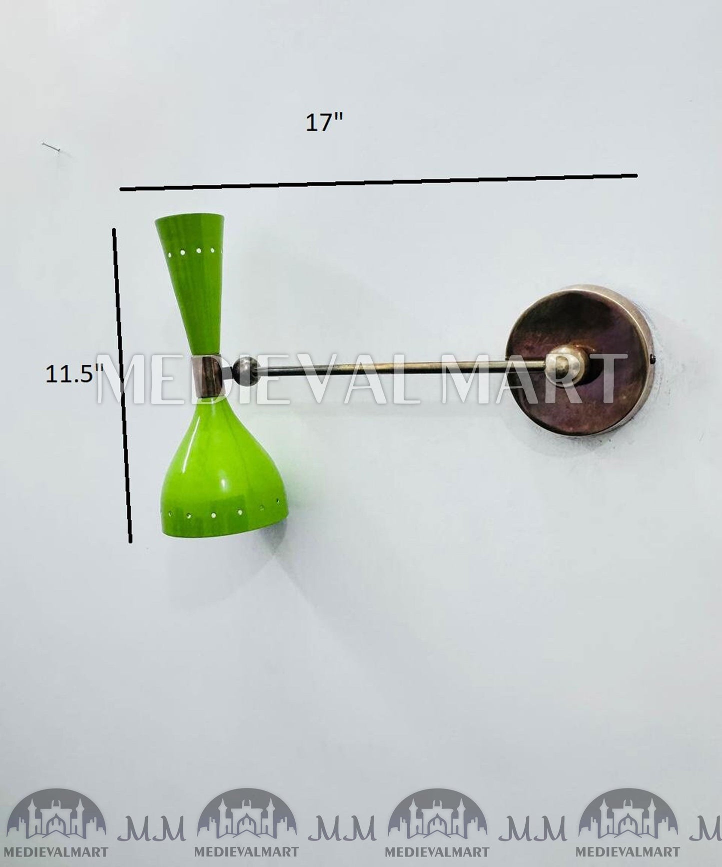 MEDIEVALMART FR Applique Murale en Laiton Fabriquée à la Main : Luminaire