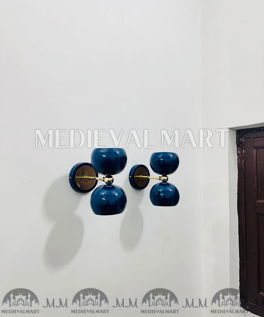 MEDIEVALMART FR Applique Murale Scarabée Vintage en Laiton : Luminaire Mural Mid-Century Modern