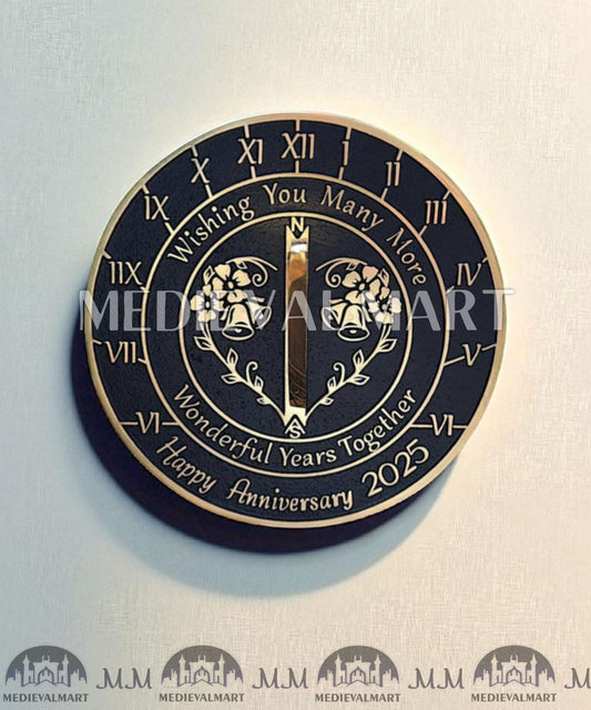 MEDIEVALMART FR Bouclier Viking Iconique Valhalla Noir/Gris – Ivar le Désossé avec Pointes en Fer | Cadeau pour Papa