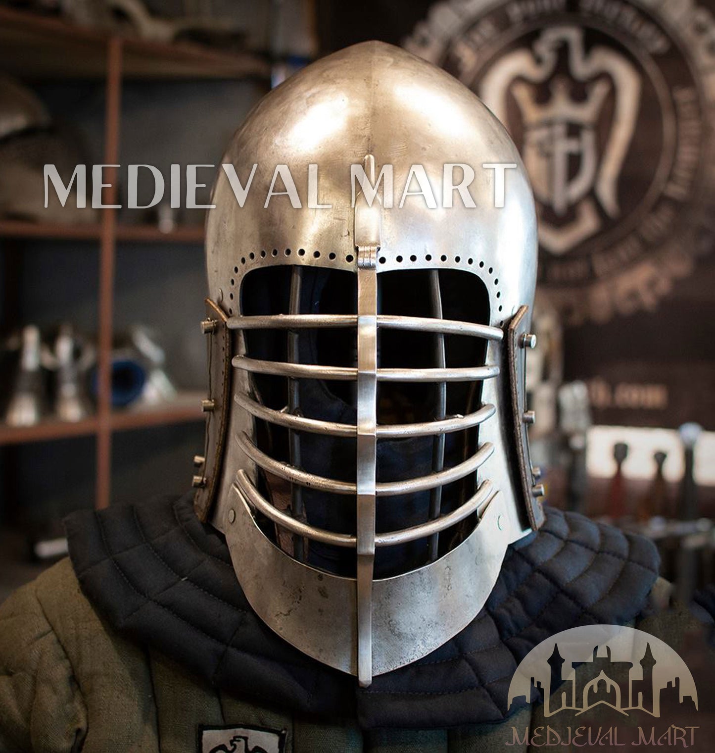 MEDIEVALMART FR Ensemble Exclusif De Gantelets Noirs Inspirés De Sauron Witcher LOTR Avec Décor Doré