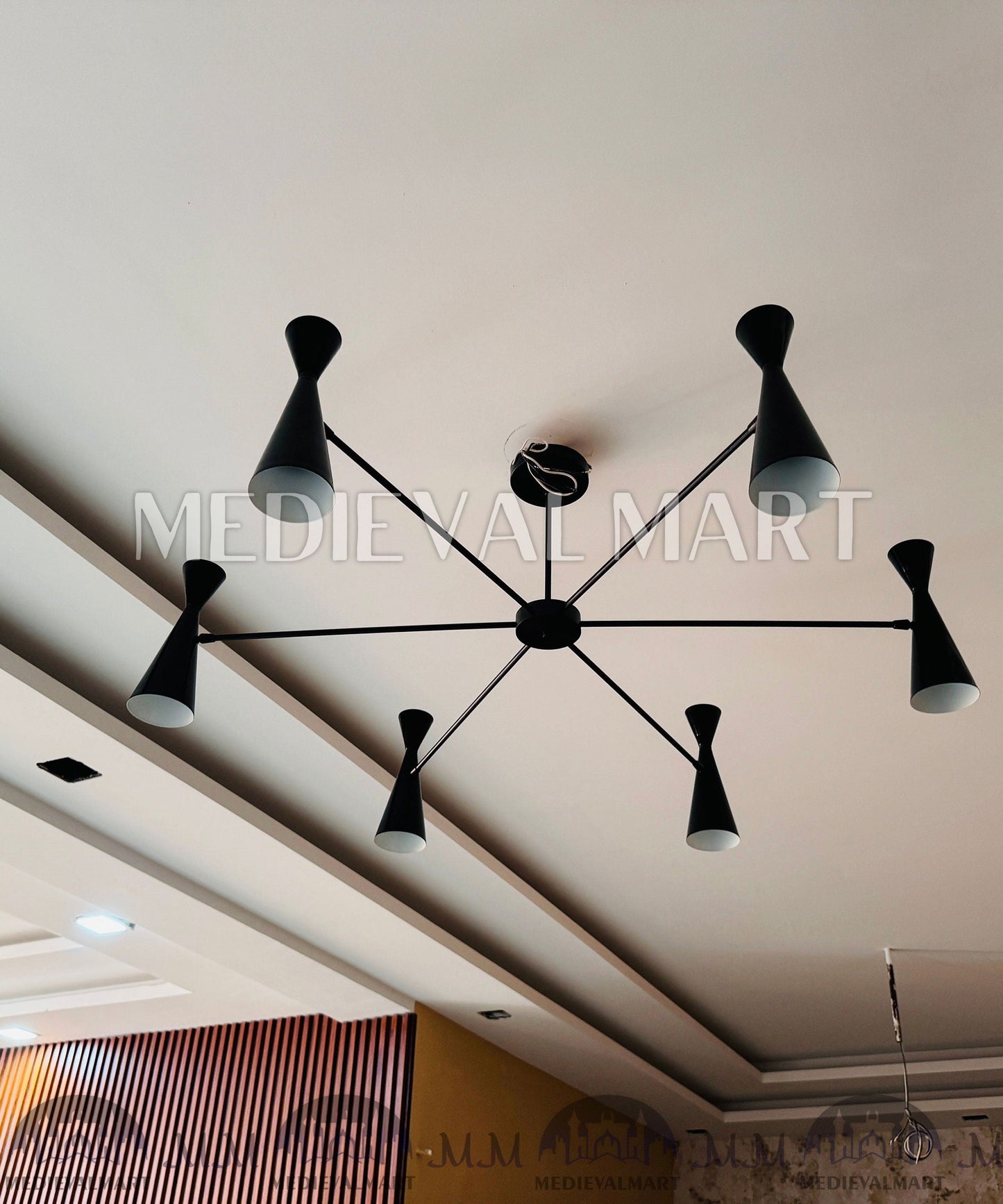 MEDIEVALMART FR Ensemble De Gantelets Dorés Inspirés De Sauron Witcher LOTR Avec Étoile Bleue – Gants D’Armure Cosplay