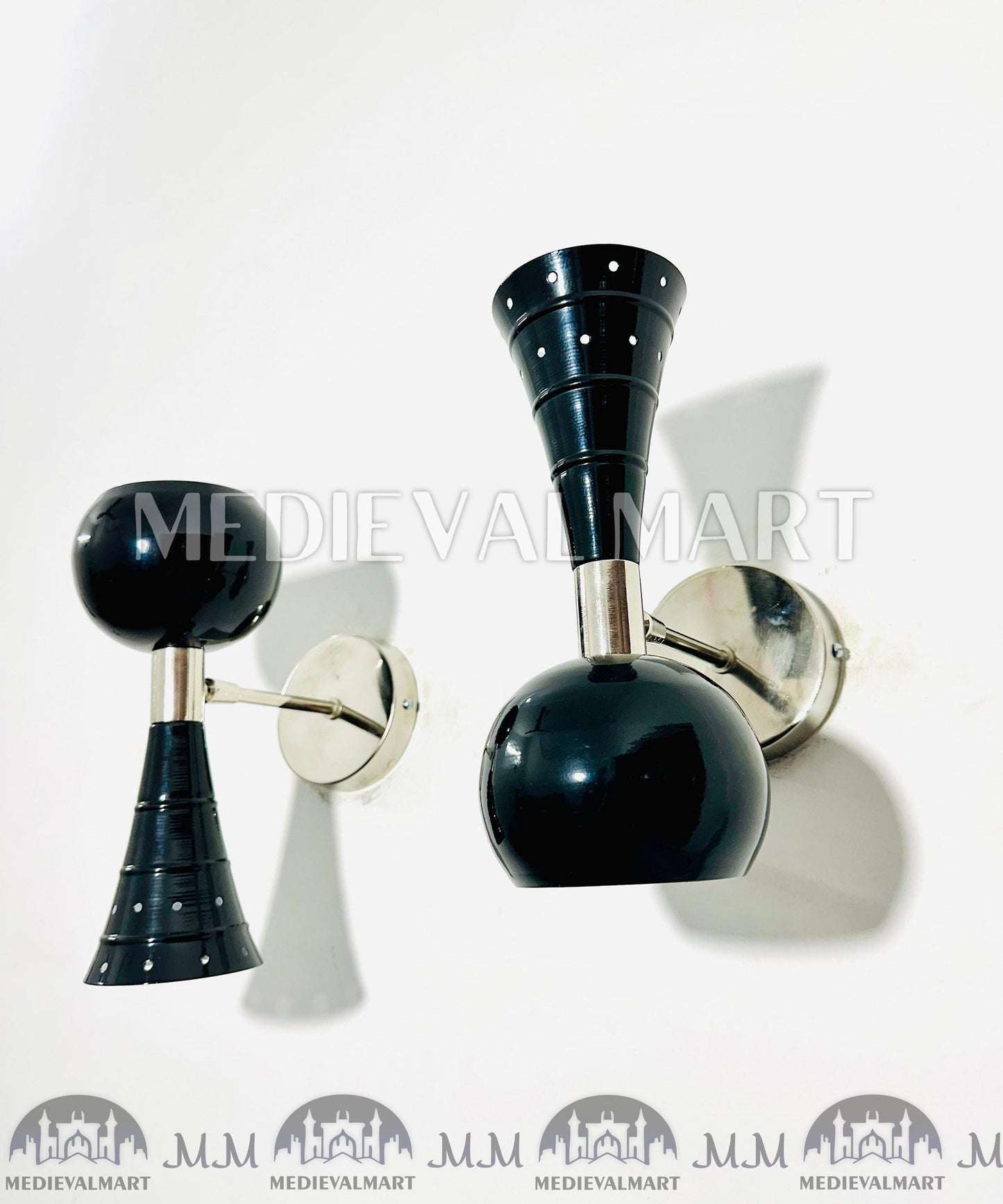 MEDIEVALMART FR Applique Murale Scarabée Vintage en Laiton : Luminaire Mural Mid-Century Modern