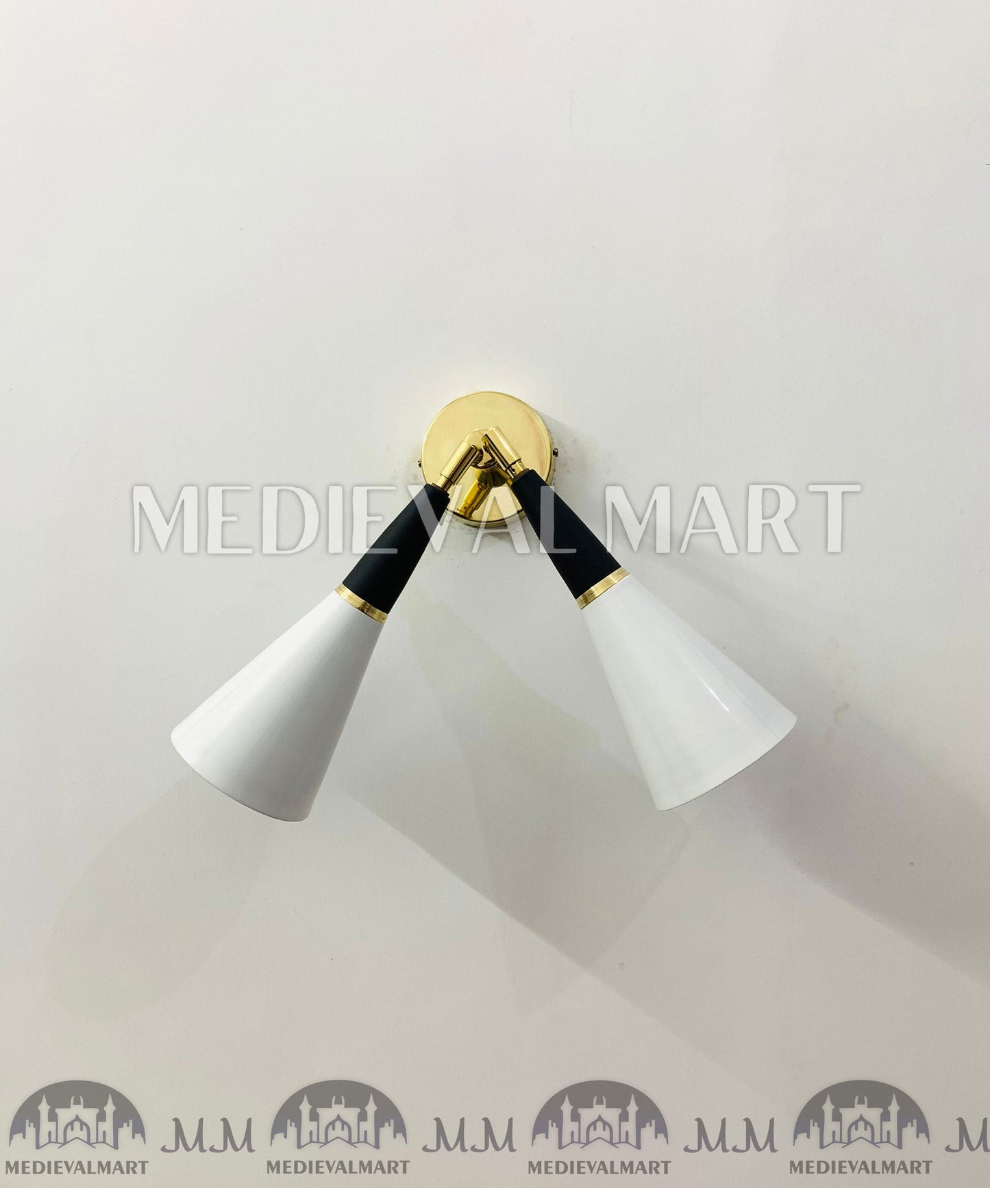 MEDIEVALMART FR Applique Murale en Laiton Fabriquée à la Main : Luminaire