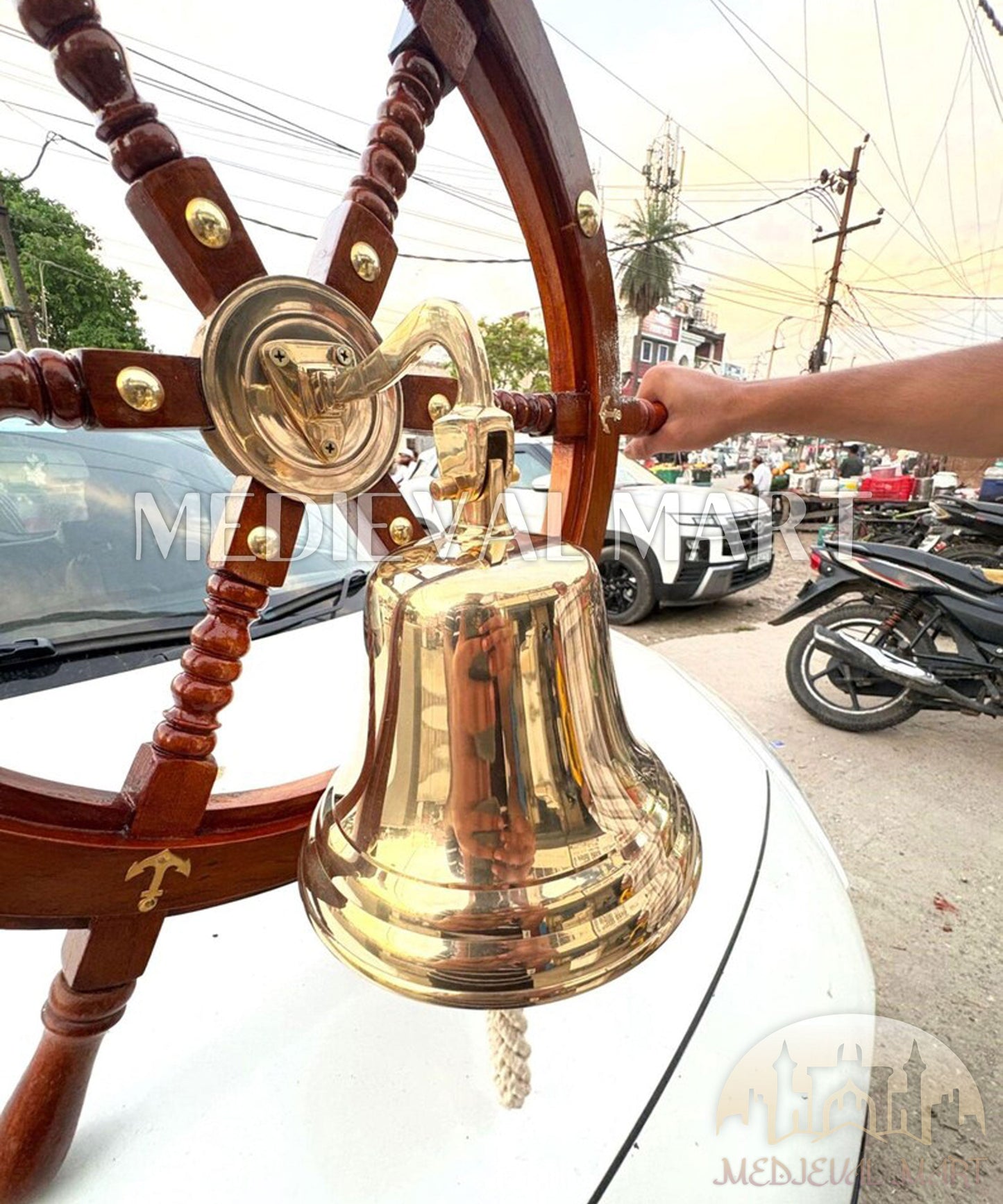 MEDIEVALMART FR Armure de Combat du XIVe Siècle – Ensemble Complet d’Armure de Buhurt avec Bassinet Klappvisor & Épée