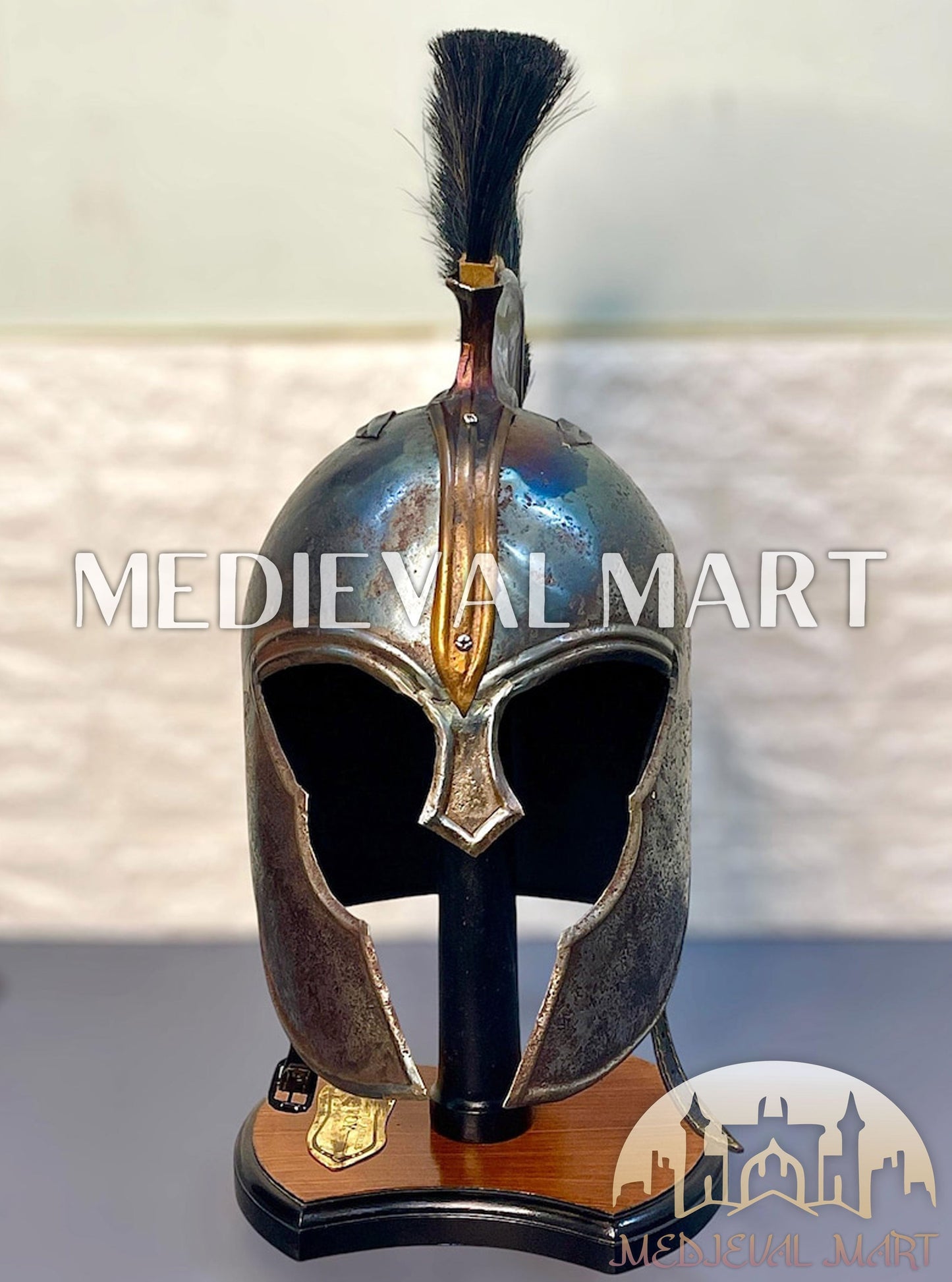 MEDIEVALMART FR Longue-Vue Nautique Antique 50X en Laiton – Télescope Portable de 18" pour Décoration Nautique