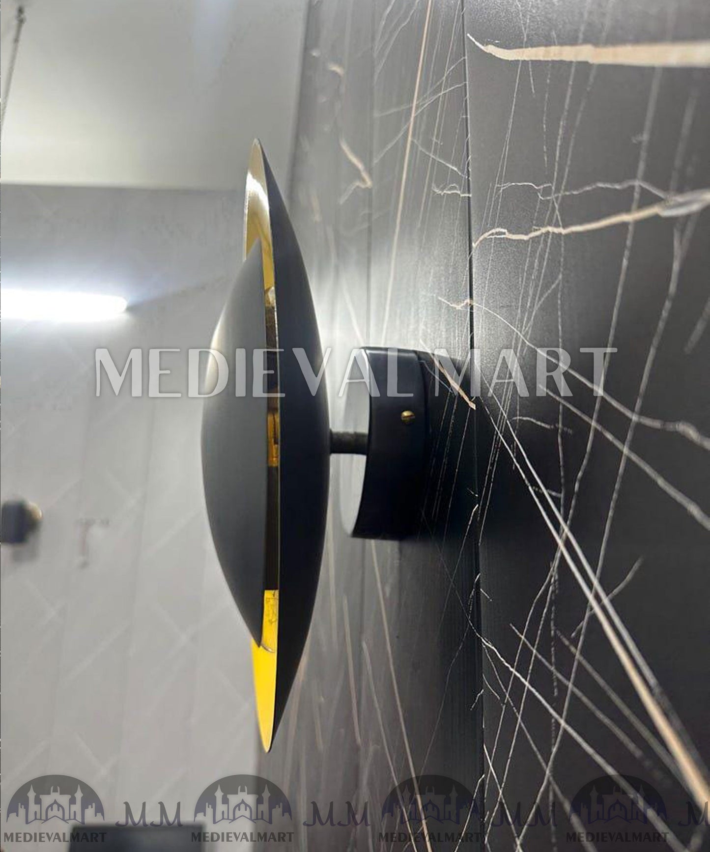 MEDIEVALMART FR Applique Murale en Laiton Fabriquée à la Main : Luminaire