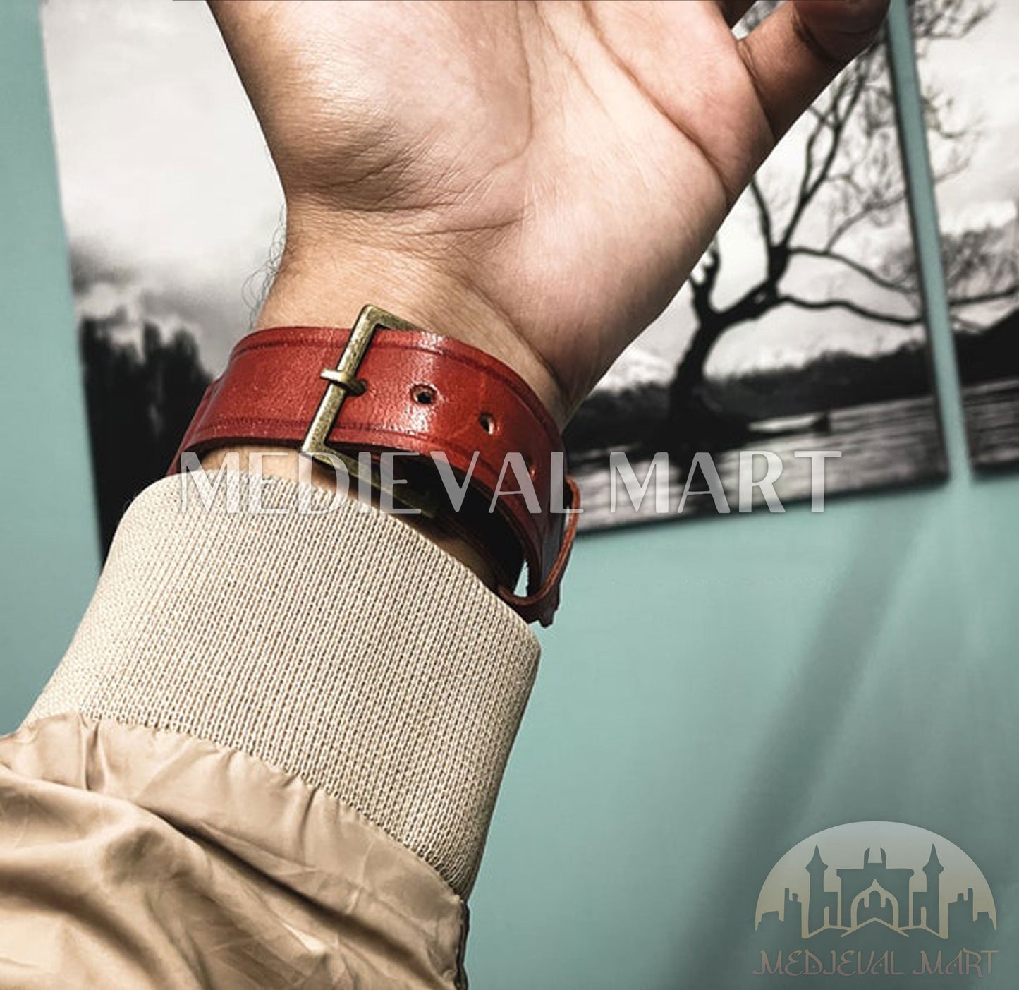 MEDIEVALMART FR Boussole Nautique Vintage Trip Gear en Laiton – Finition Or Brillant avec Base en Bois | Cadeau pour Maman