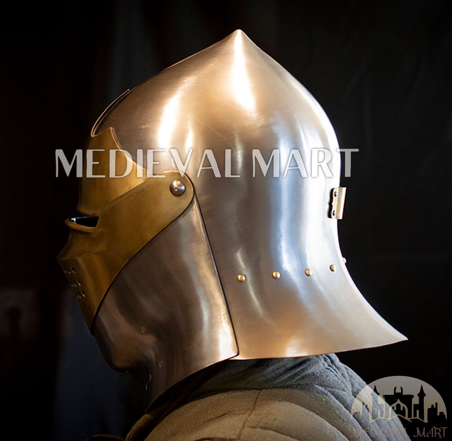 MEDIEVALMART FR Ensemble Exclusif De Gantelets Noirs Inspirés De Sauron Witcher LOTR Avec Décor Doré