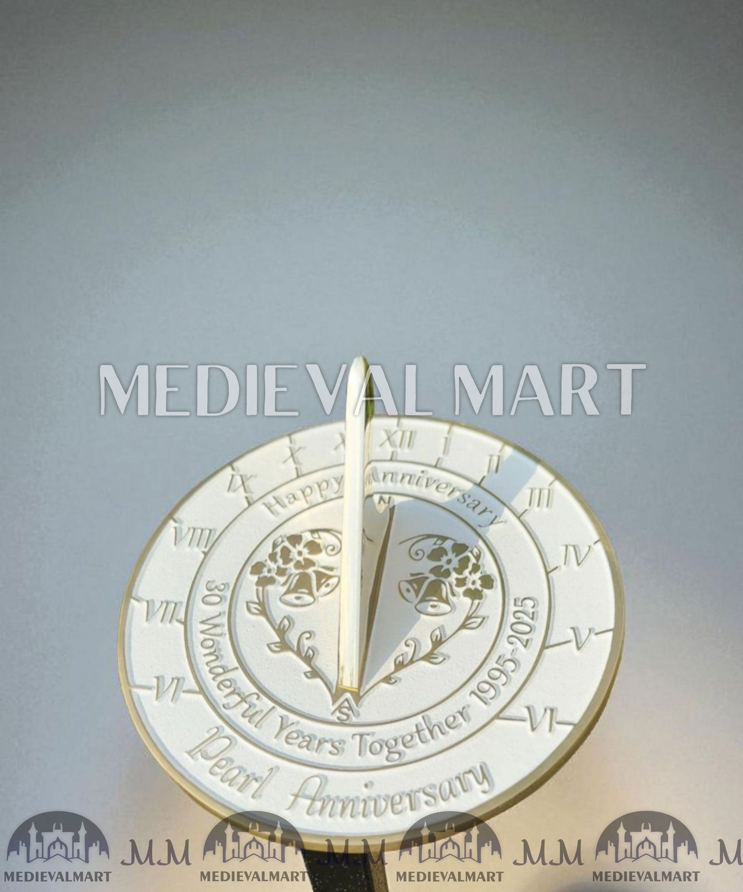 MEDIEVALMART FR Bouclier Viking Iconique Valhalla Noir/Gris – Ivar le Désossé avec Pointes en Fer | Cadeau pour Papa