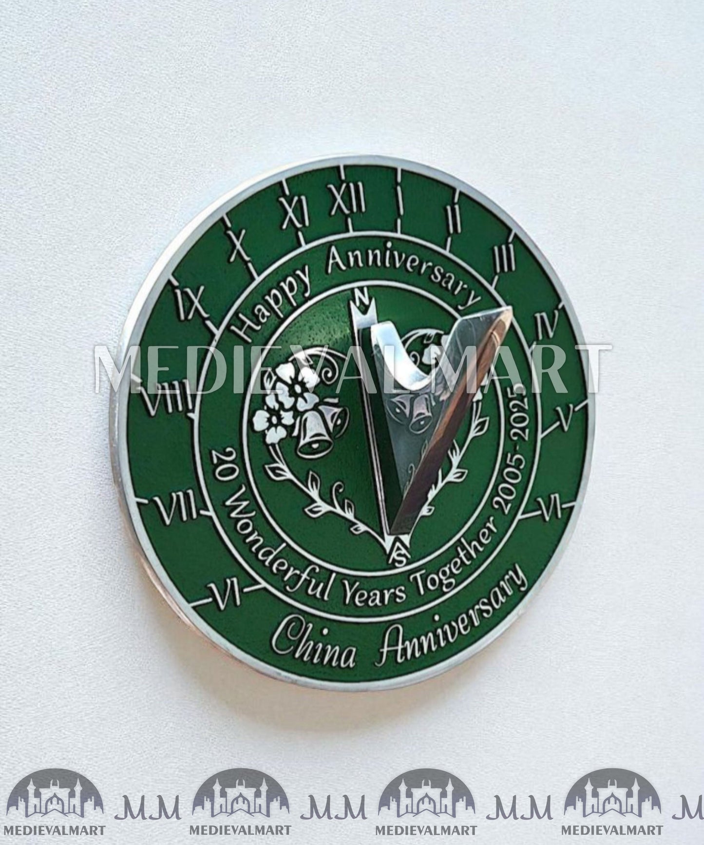 MEDIEVALMART FR Bouclier Viking Iconique Valhalla Noir/Gris – Ivar le Désossé avec Pointes en Fer | Cadeau pour Papa