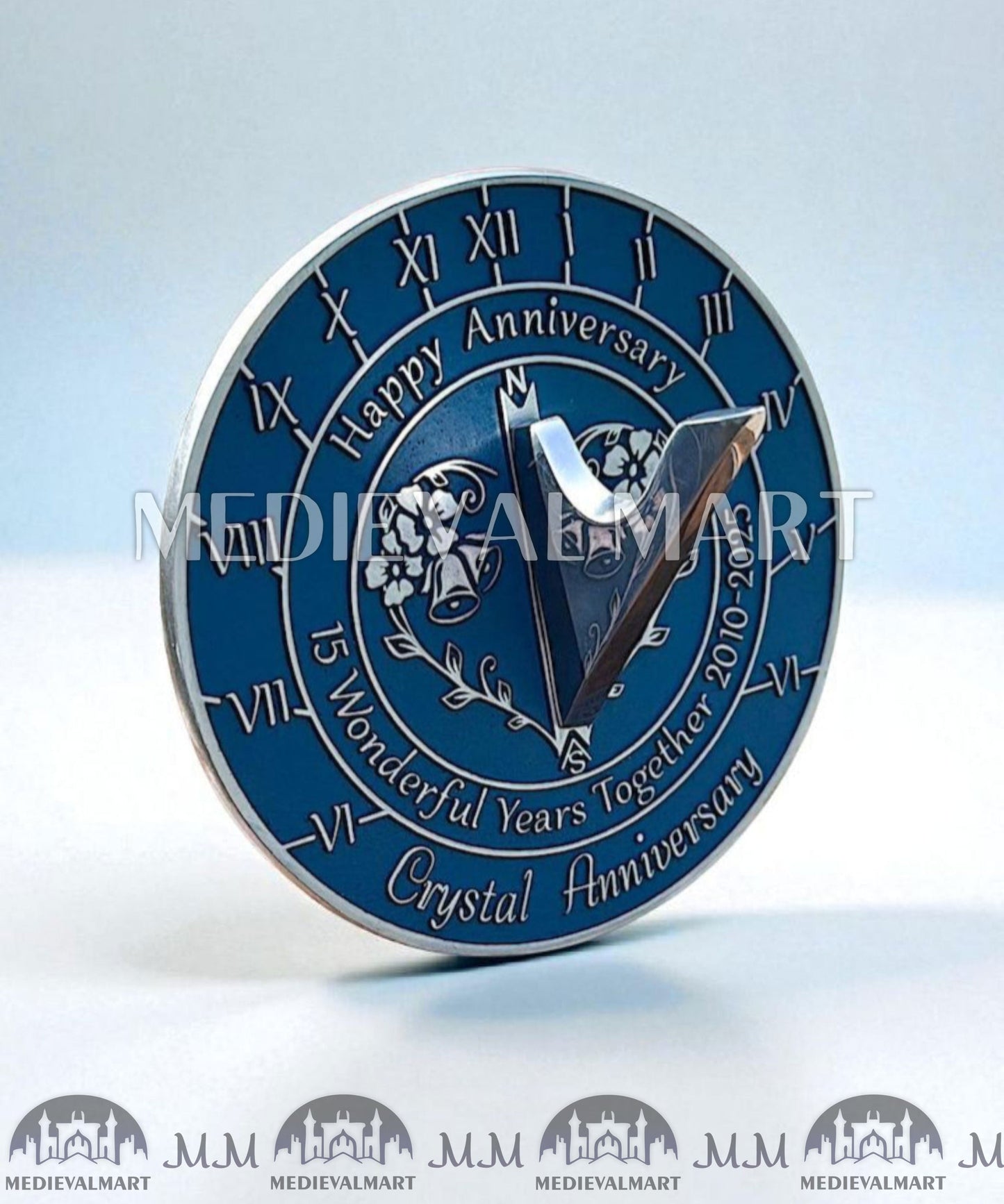 MEDIEVALMART FR Bouclier Viking Iconique Valhalla Noir/Gris – Ivar le Désossé avec Pointes en Fer | Cadeau pour Papa