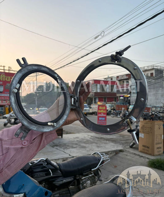 MEDIEVALMART FR Armure de Combat du XIVe Siècle – Ensemble Complet d’Armure de Buhurt avec Bassinet Klappvisor & Épée