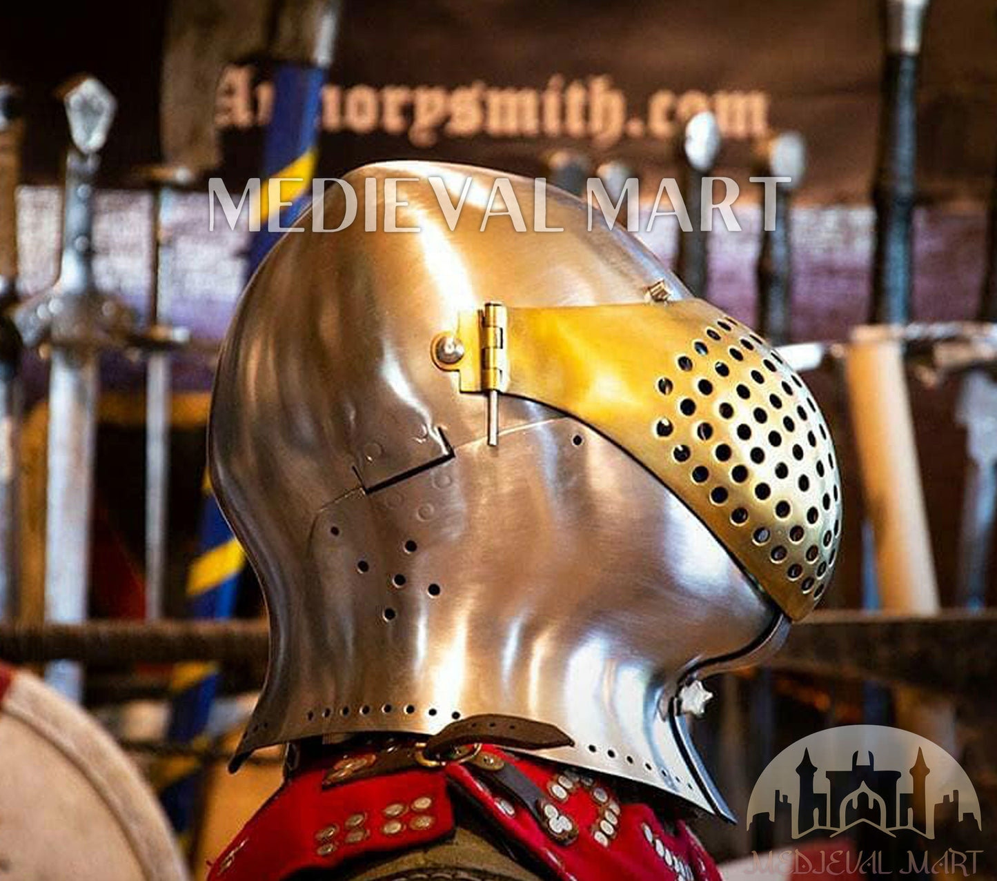 MEDIEVALMART FR Ensemble Exclusif De Gantelets Noirs Inspirés De Sauron Witcher LOTR Avec Décor Doré