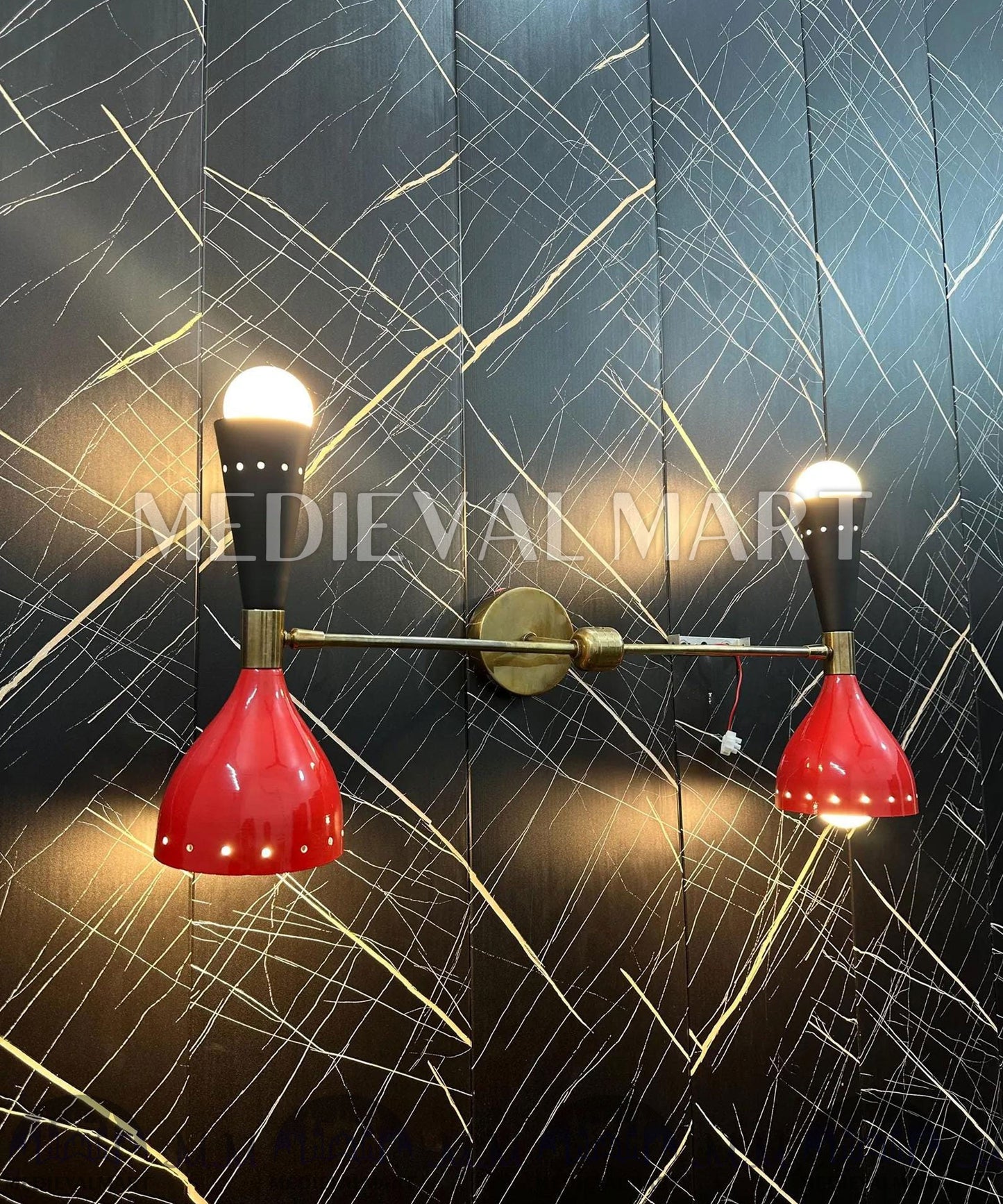 MEDIEVALMART FR Applique Murale en Laiton Fabriquée à la Main : Luminaire