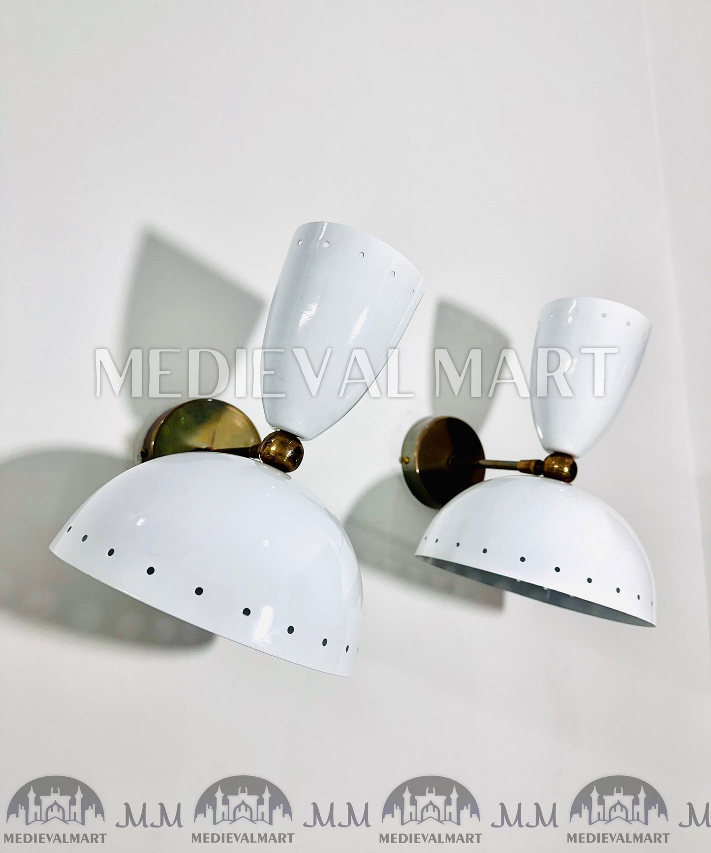 MEDIEVALMART FR Applique Murale Scarabée Vintage en Laiton : Luminaire Mural Mid-Century Modern