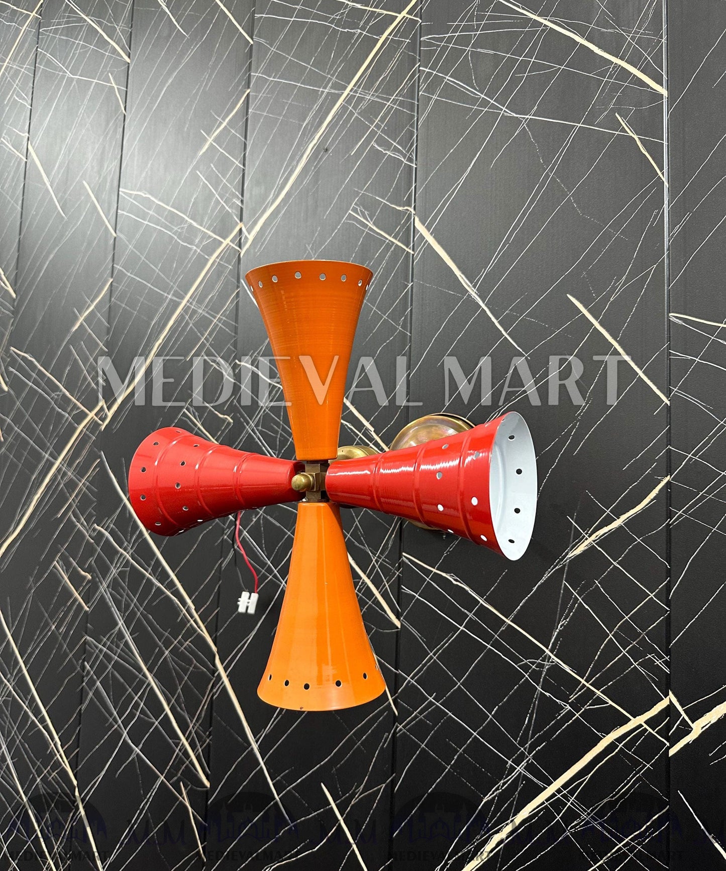 MEDIEVALMART FR Applique Murale en Laiton Fabriquée à la Main : Luminaire