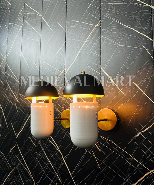 MEDIEVALMART FR Applique Murale en Laiton Fabriquée à la Main : Luminaire