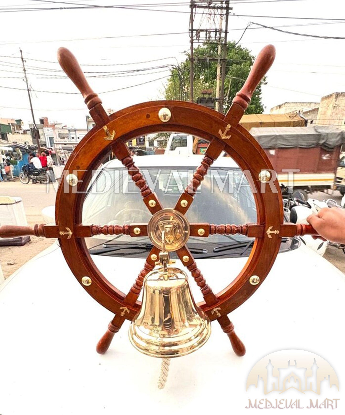 MEDIEVALMART FR Armure de Combat du XIVe Siècle – Ensemble Complet d’Armure de Buhurt avec Bassinet Klappvisor & Épée