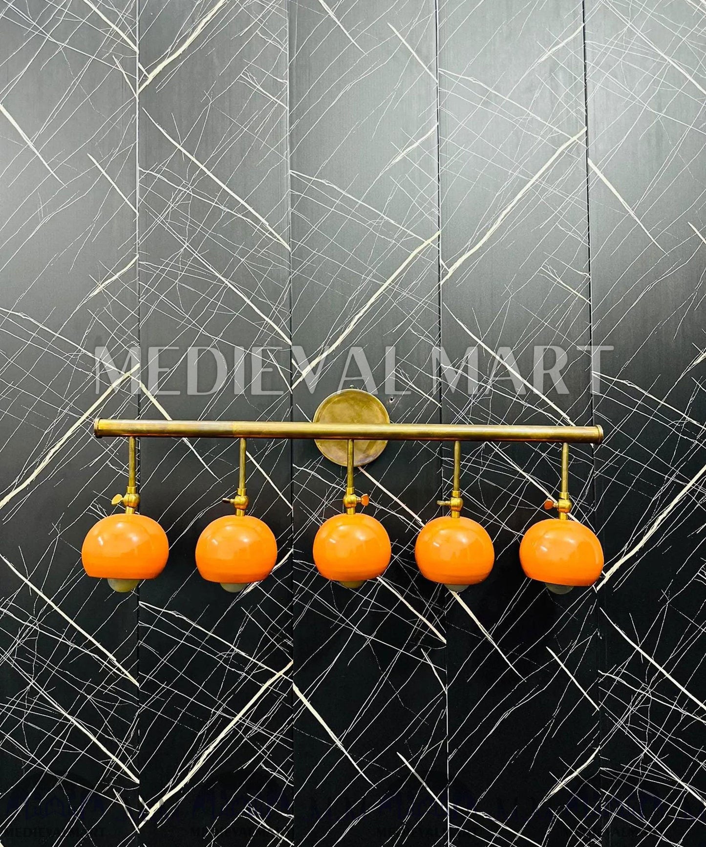 MEDIEVALMART FR Applique Murale en Laiton Fabriquée à la Main : Luminaire